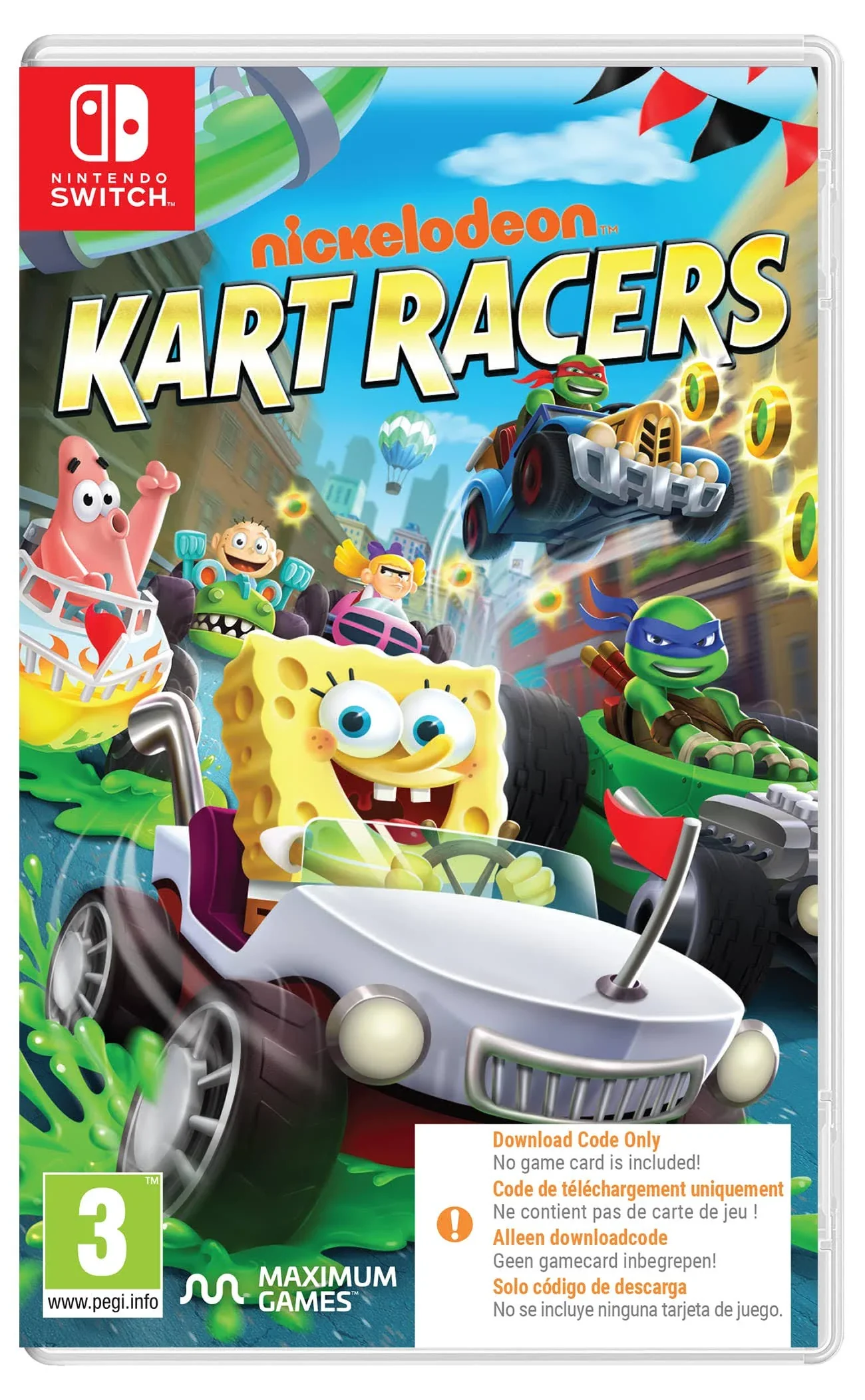 Nickelodeon Kart Racers Nintendo Switch - CARTRIDGE ONY
