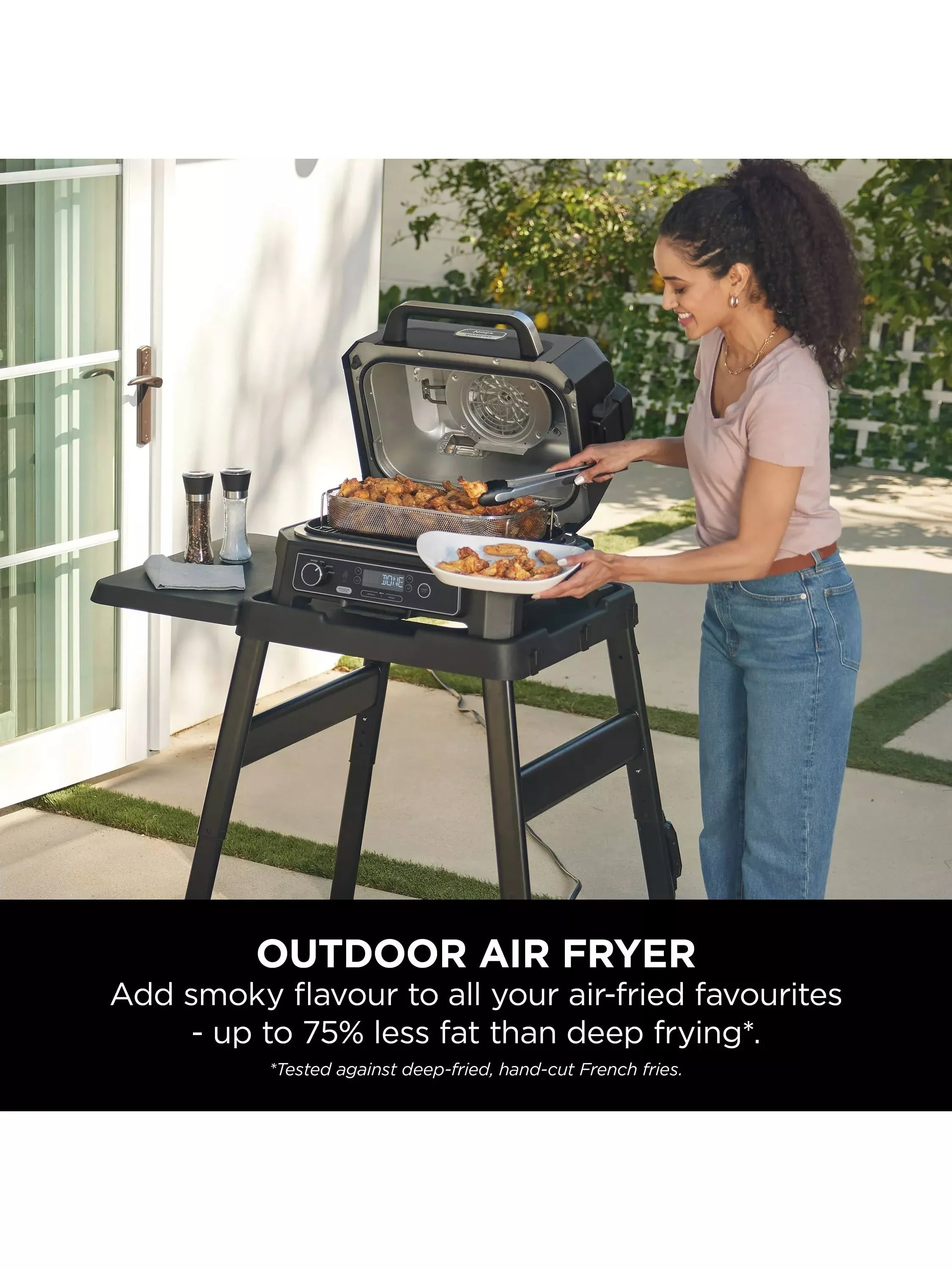 Ninja OG850UK Woodfire Pro XL Electric BBQ Grill & Smoker - Black - Image 4