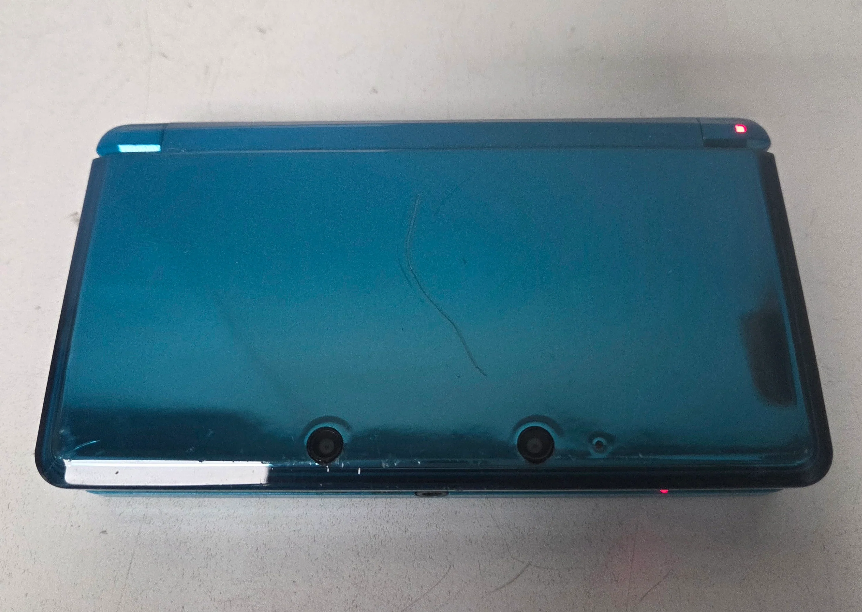 Nintendo 3DS Aqua Blue Console & 2 Games - Image 3