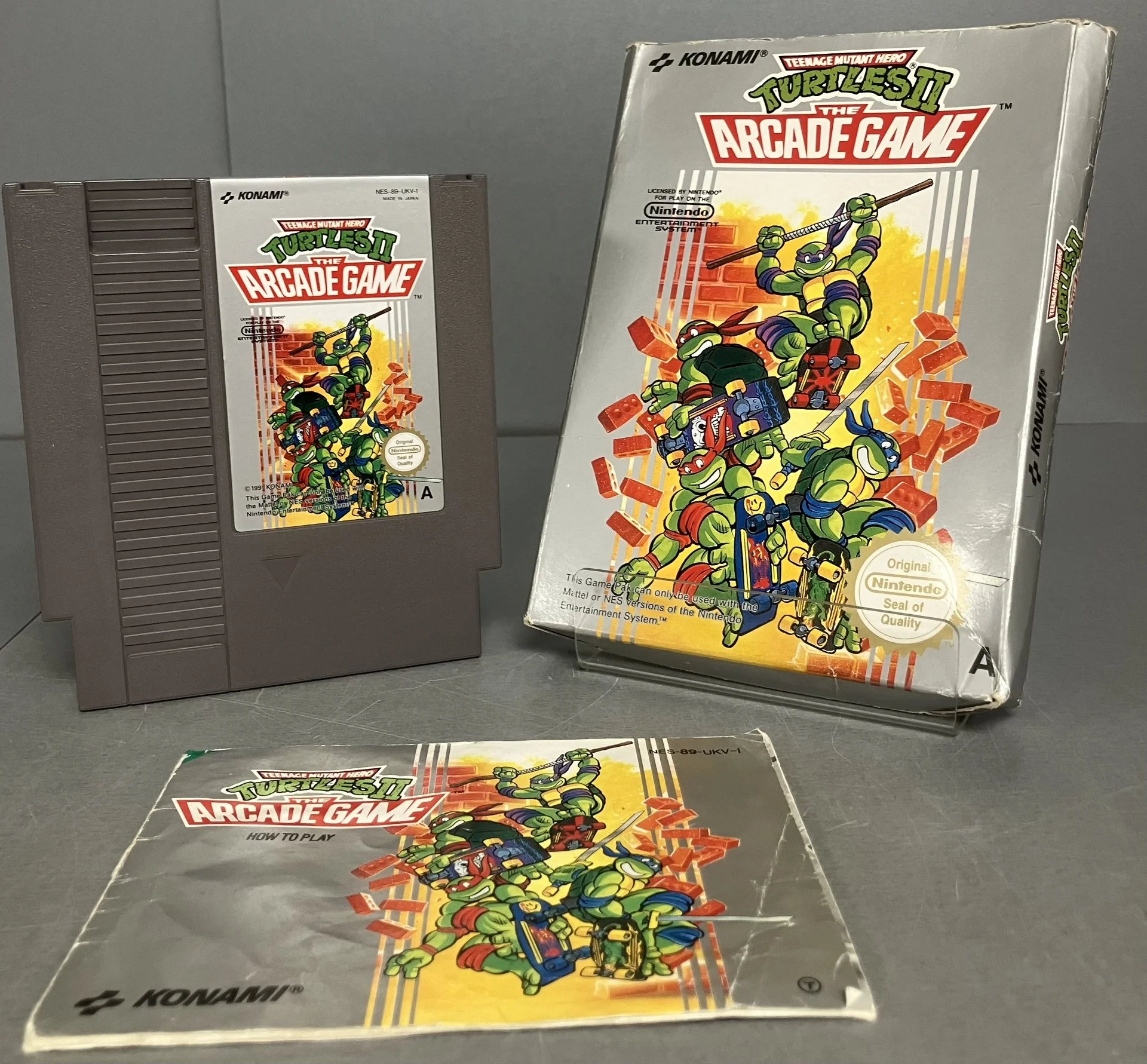 Nintendo Entertainment System Teenage Mutant Hero Turtles II The Arcade Game ** Boxed ** - Image 2