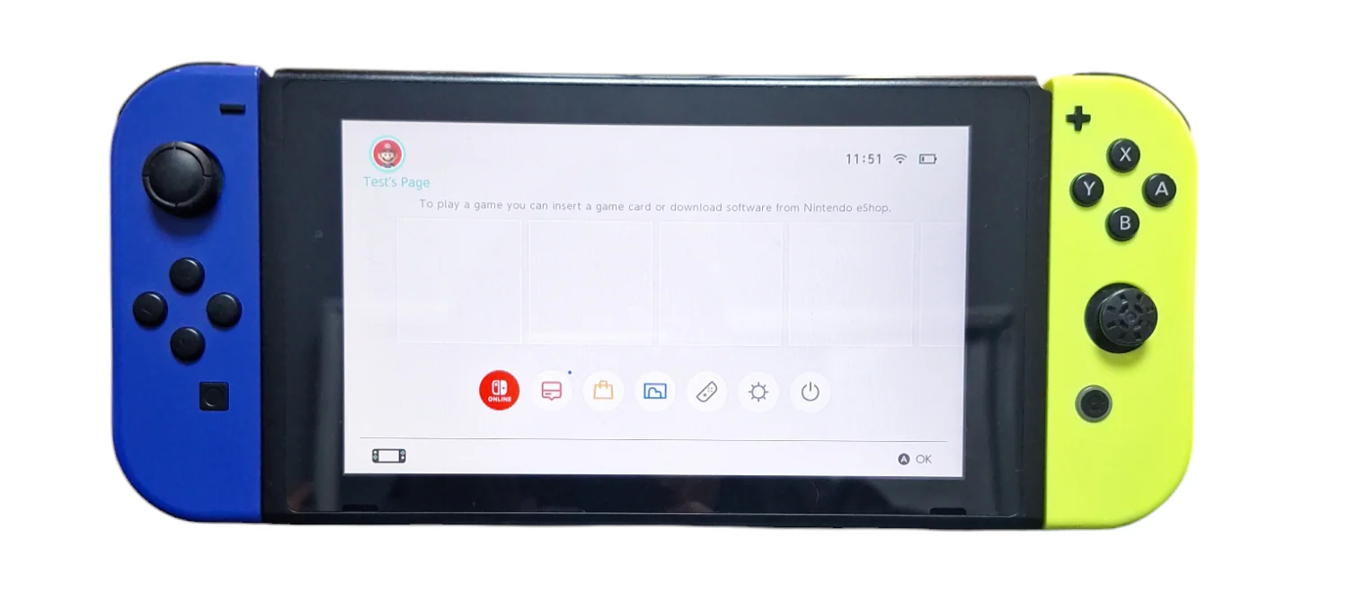 ** Sale ** Nintendo Switch SV2 Console Blue Yellow - Image 2