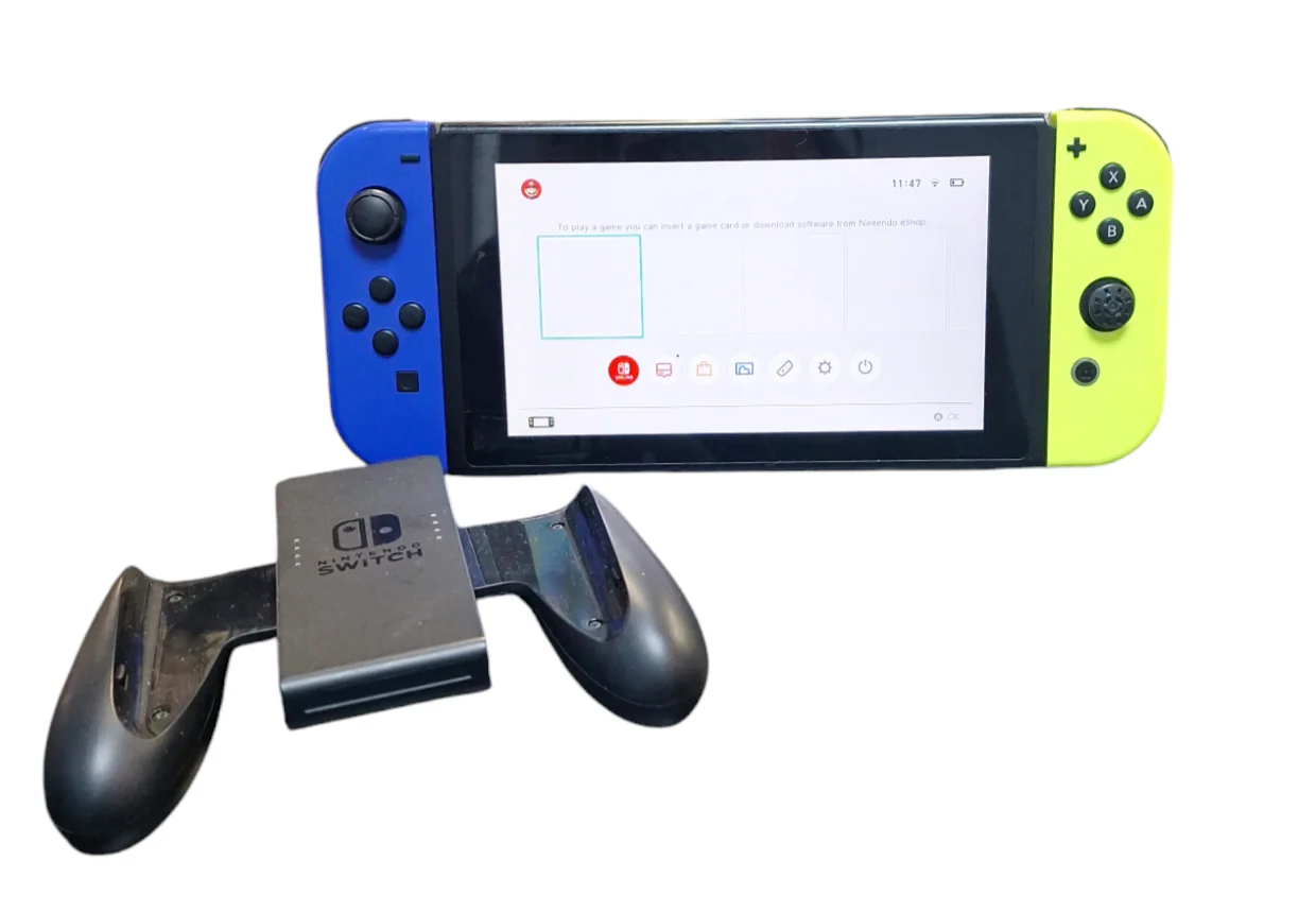 ** Sale ** Nintendo Switch SV2 Console Blue Yellow - Image 3