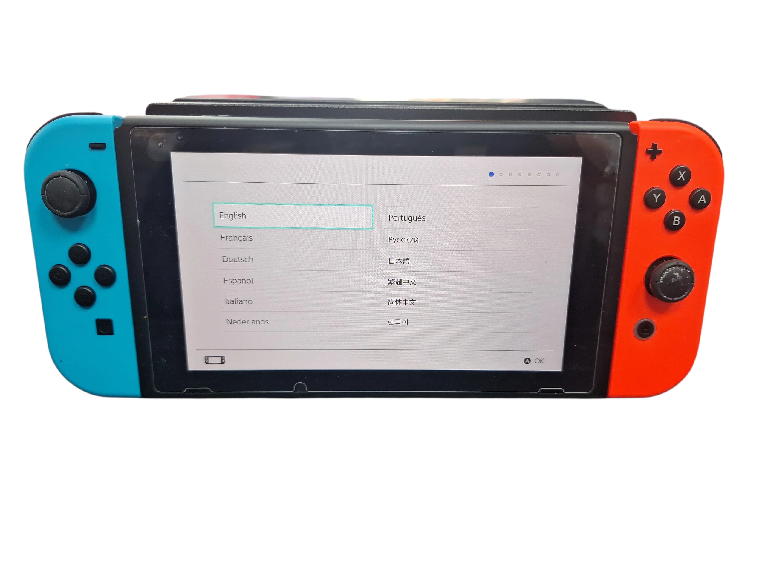 Nintendo Switch Console, 32GB With Neon Blue/Red Joy-Cons, Unboxed With All Leads And Controller And Sport Attachments - Image 3