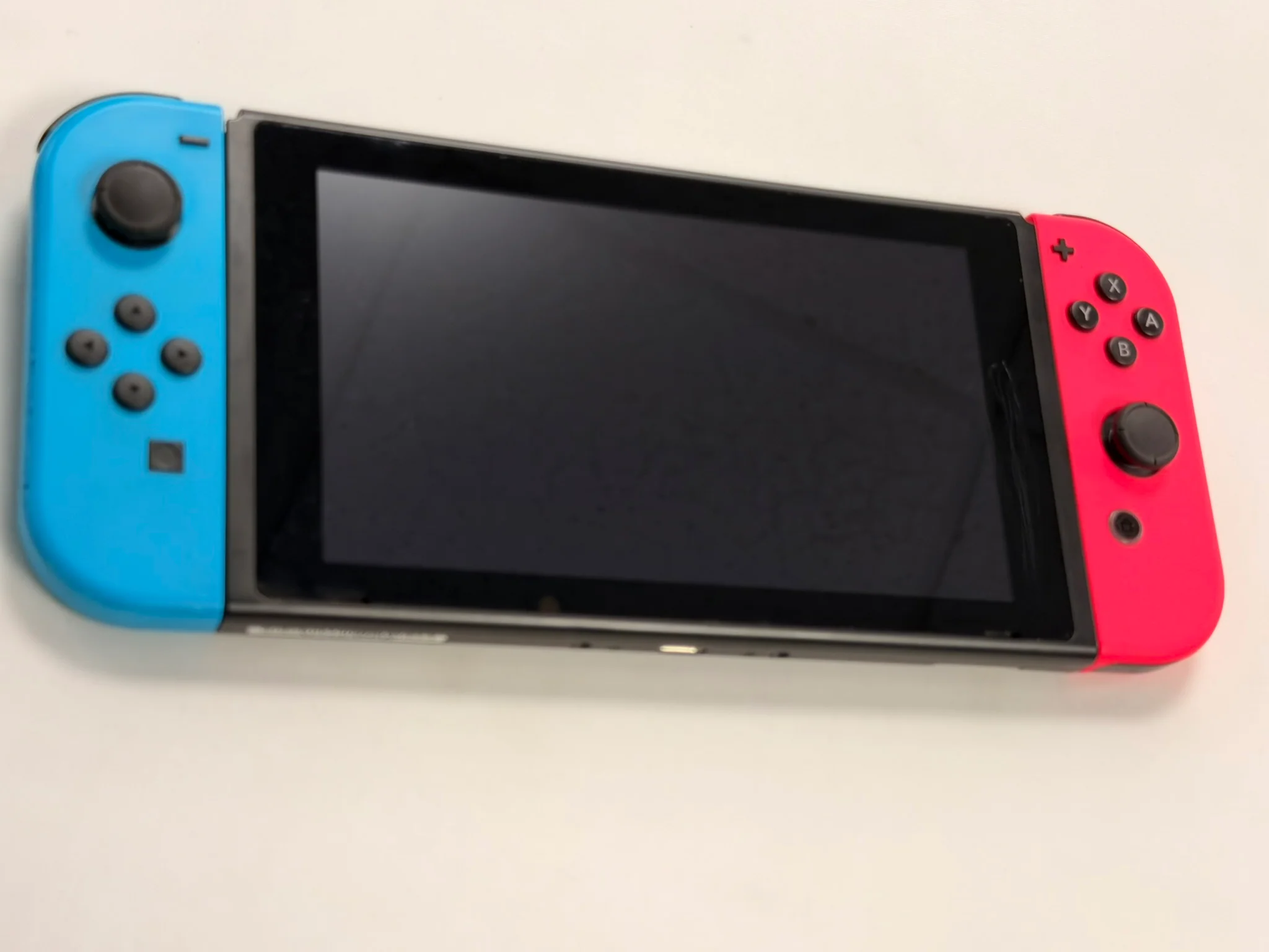 Nintendo switch console blue and pink joycons - Image 3