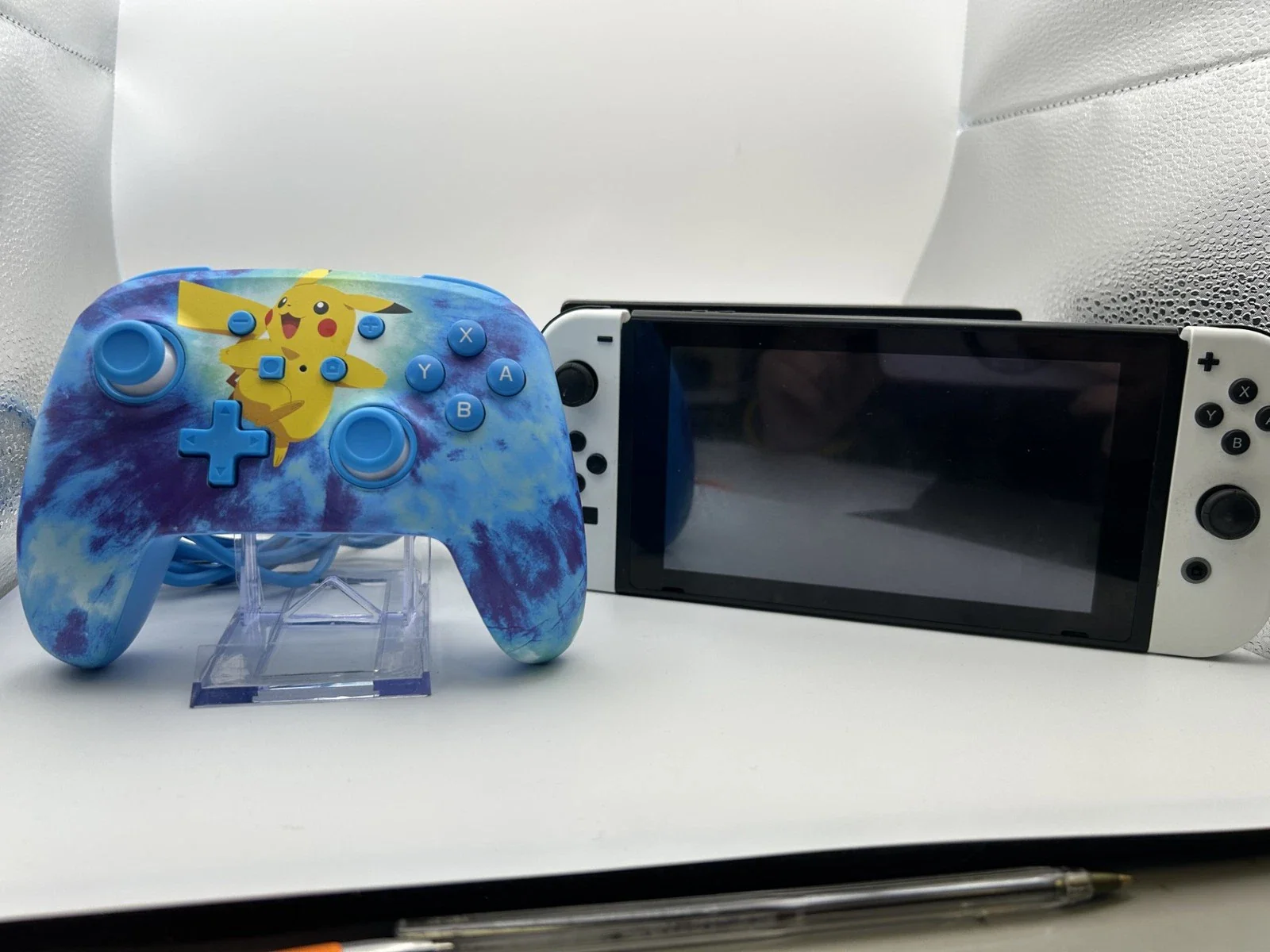 Nintendo Switch Console With Dock and Pokemon controller