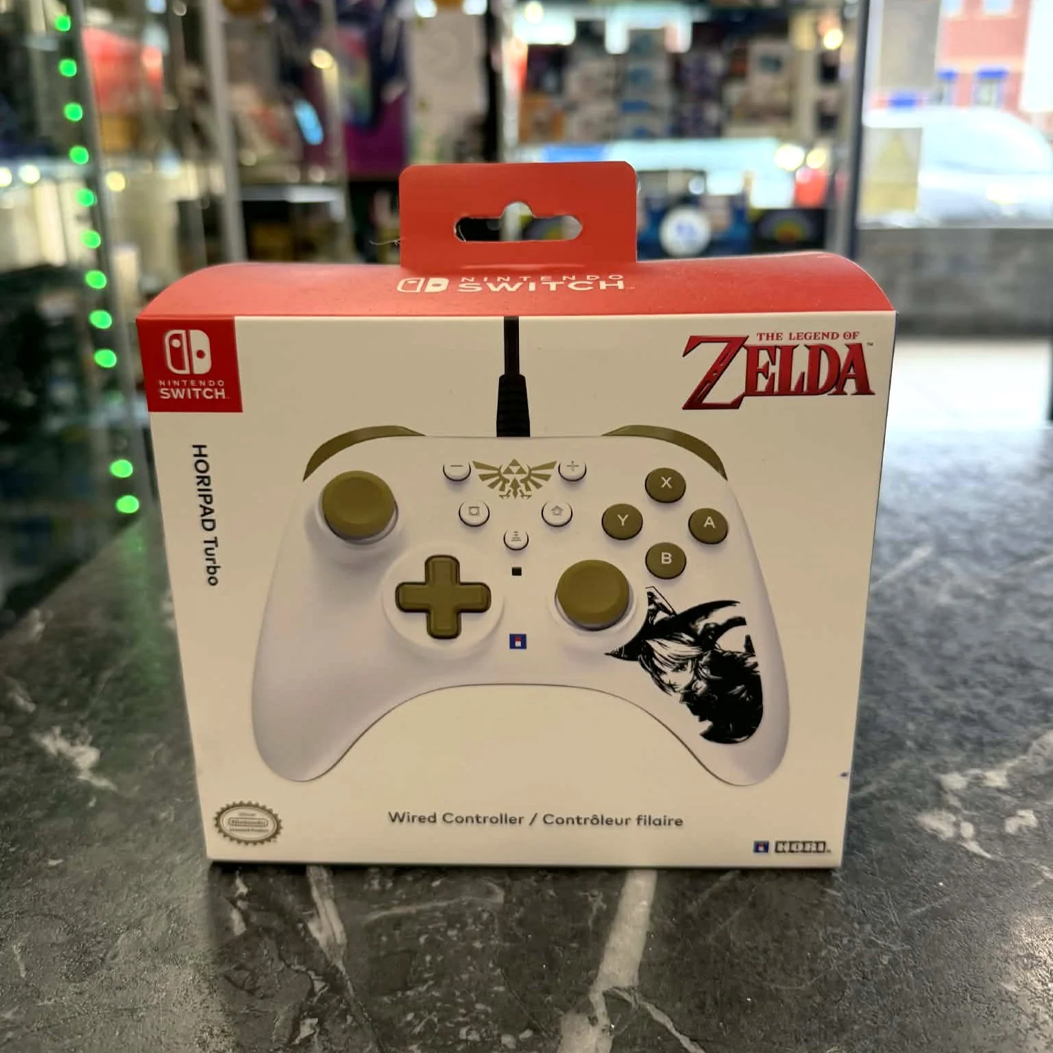 Nintendo Switch Horipad Turbo Wired Controller - The Legend Of Zelda