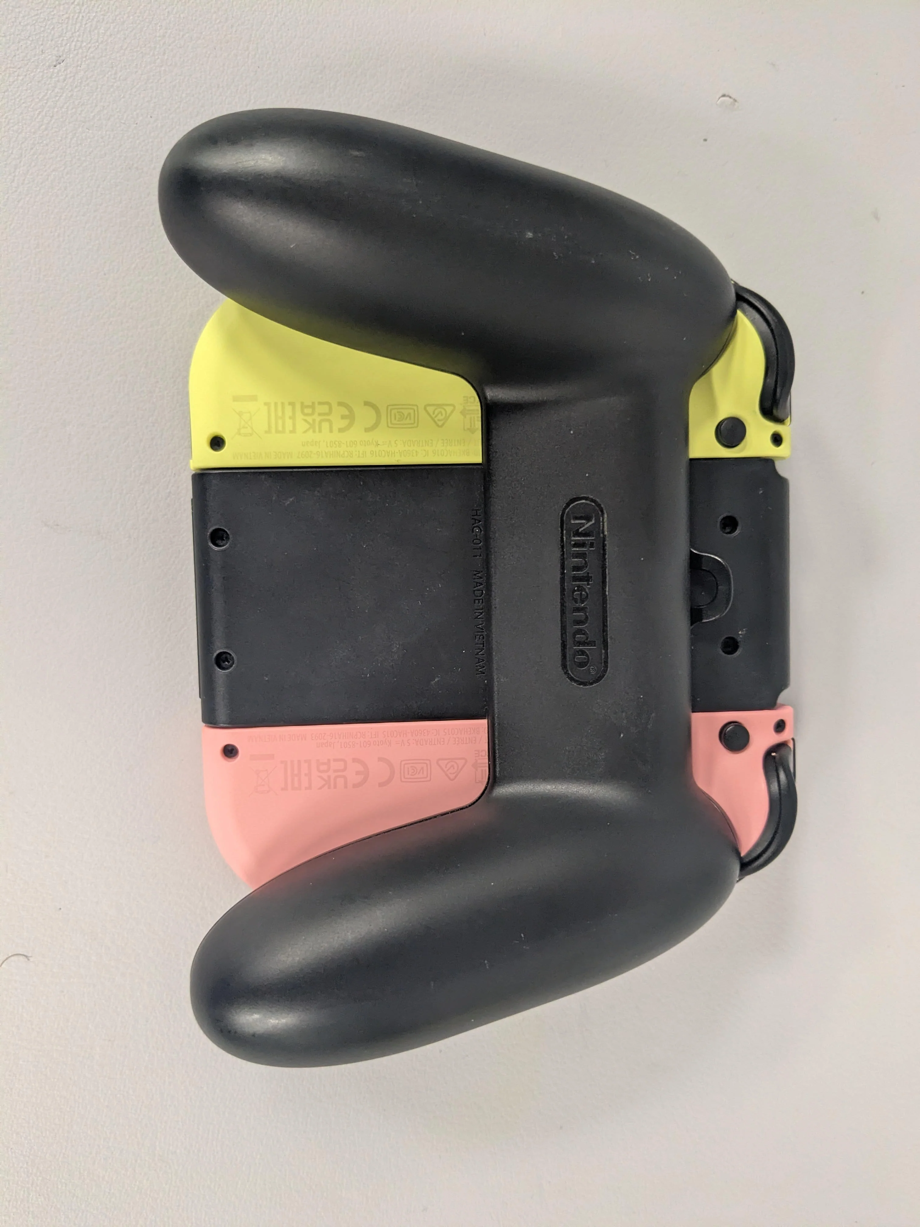 Nintendo Switch Joy-con Controllers Pair Pastel Pink/pastel Yellow with Grip - Image 3