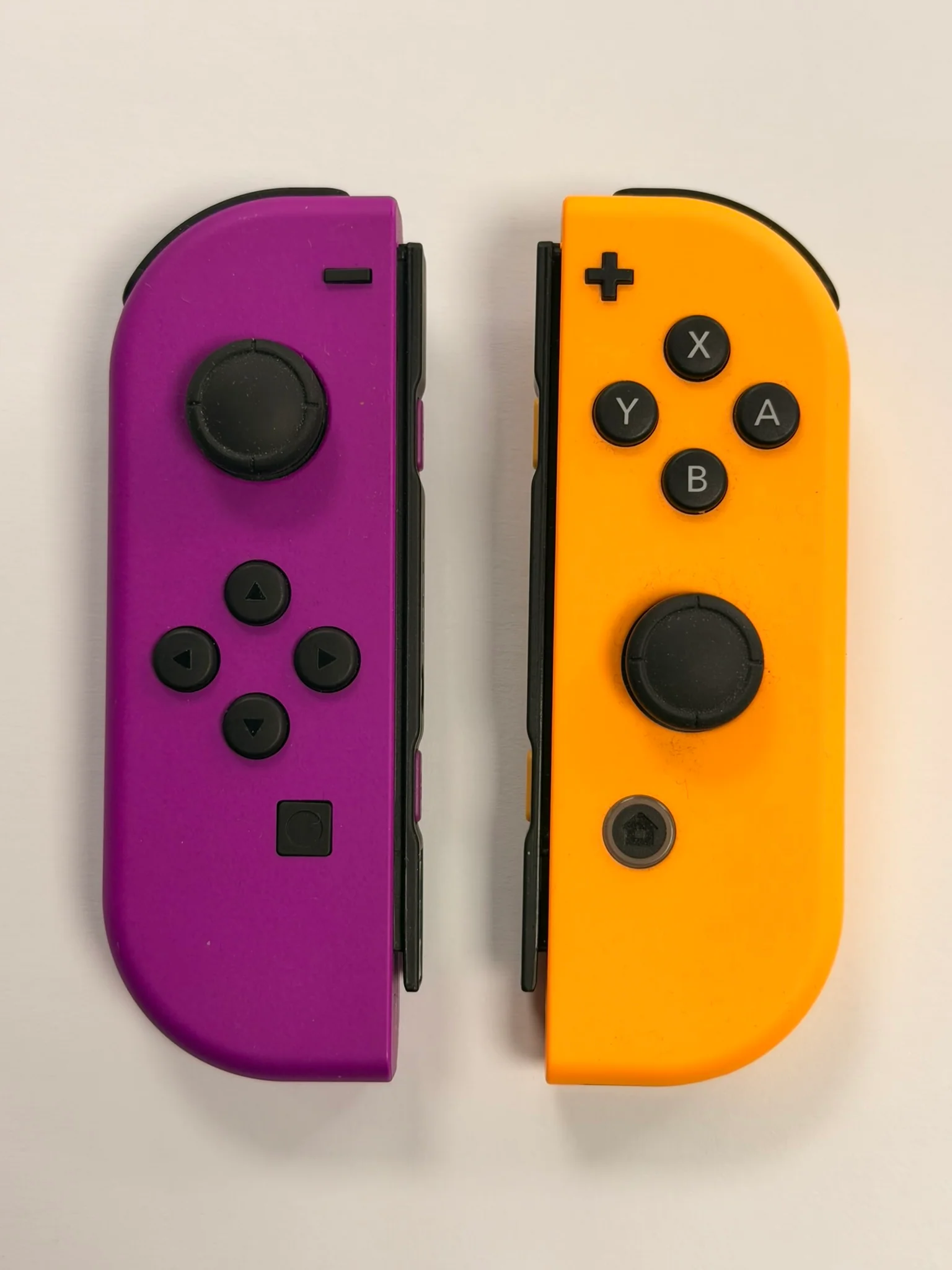Nintendo switch joy con pair joycon purple orange boxed - Image 2