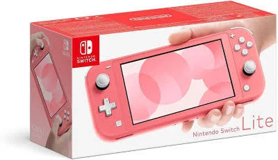 Nintendo Switch Lite Coral Pink Console & Unboxed Minecraft Game