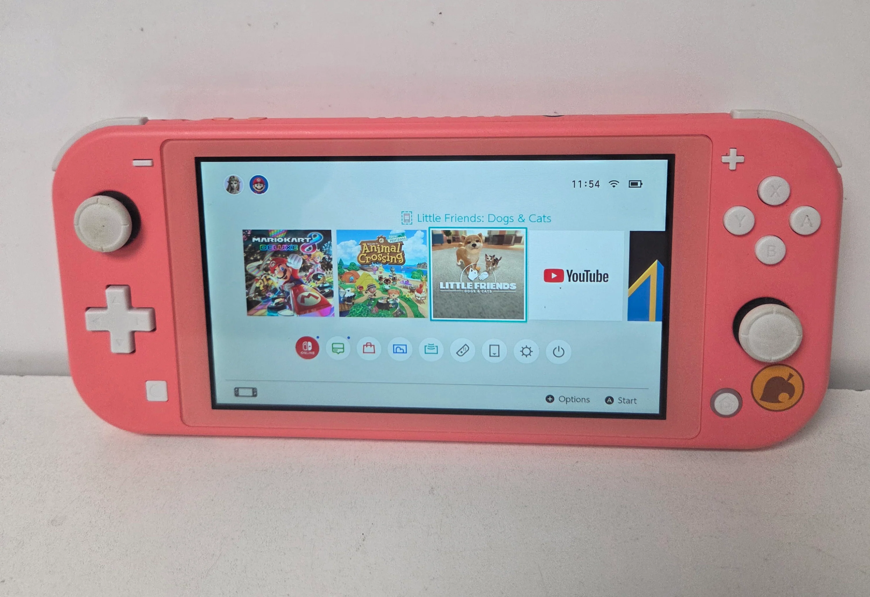 Nintendo Switch Lite Coral with unboxed Mario 8 Game - Image 2