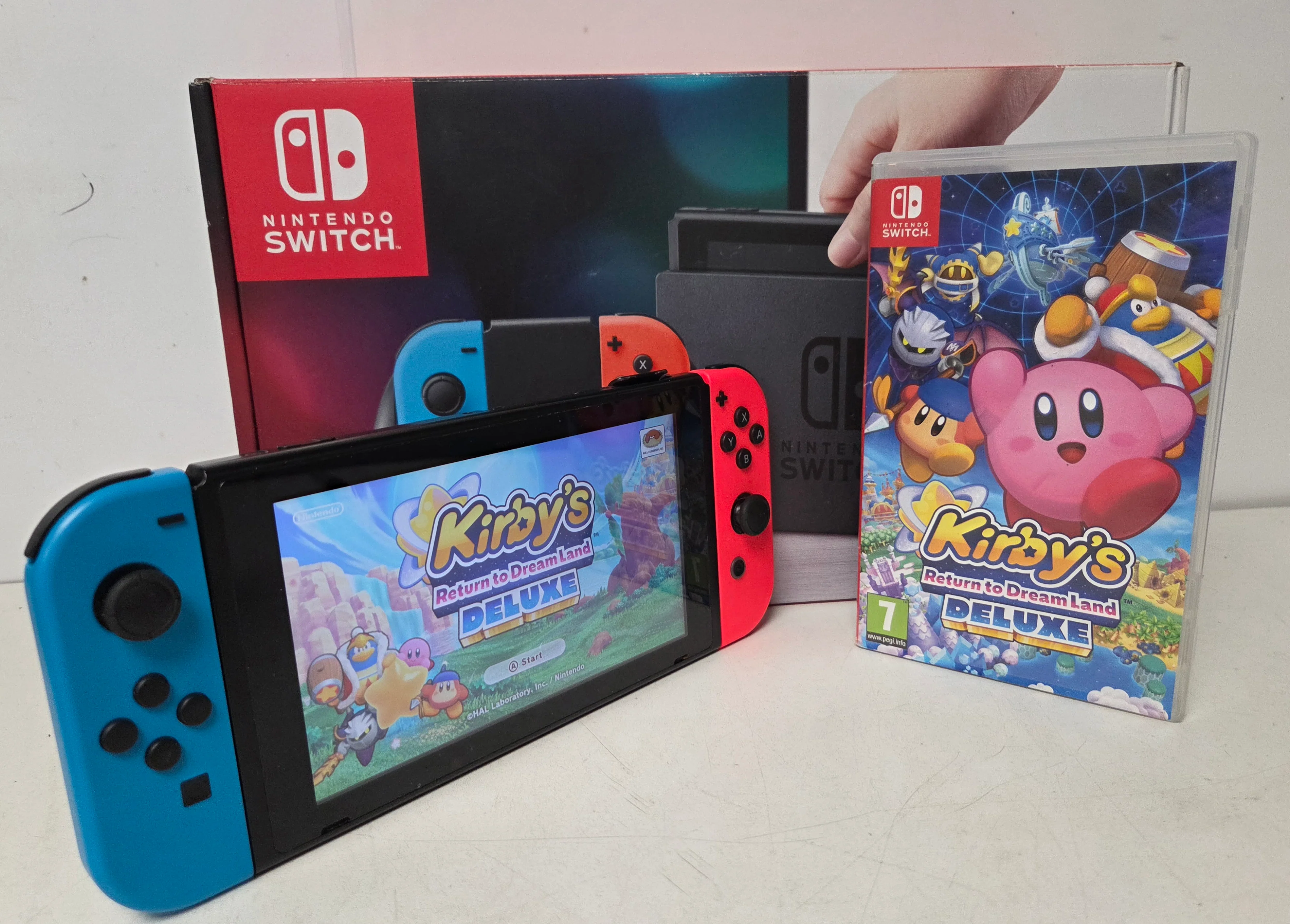 Nintendo Switch Neon Red/Blue Console & 1 Game - Image 3