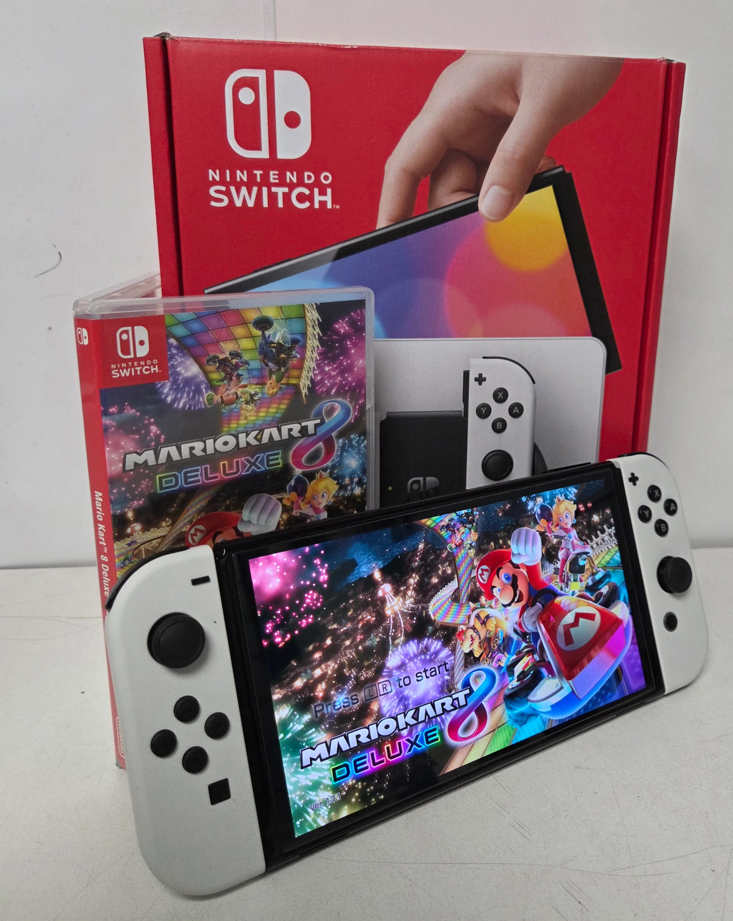 Nintendo Switch OLED Console & Mario Kart - Image 3