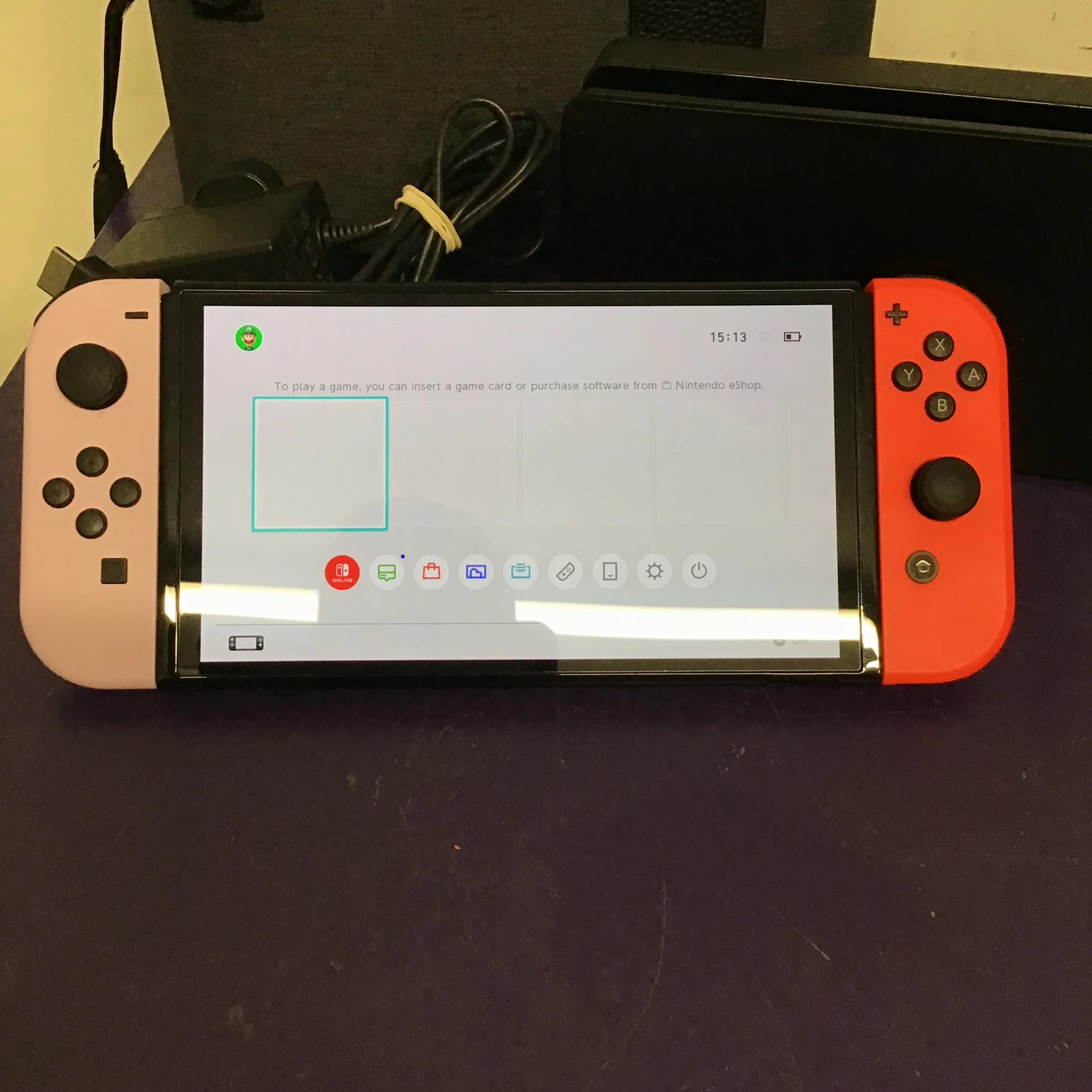 Nintendo Switch OLED - Red and Pastille pink Joy-Con - Image 2
