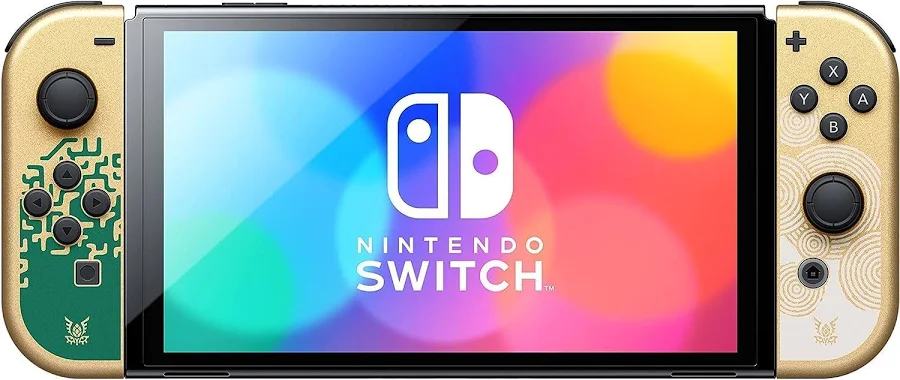 SALE    Nintendo Switch OLED Zelda edition + 2 games - Image 3