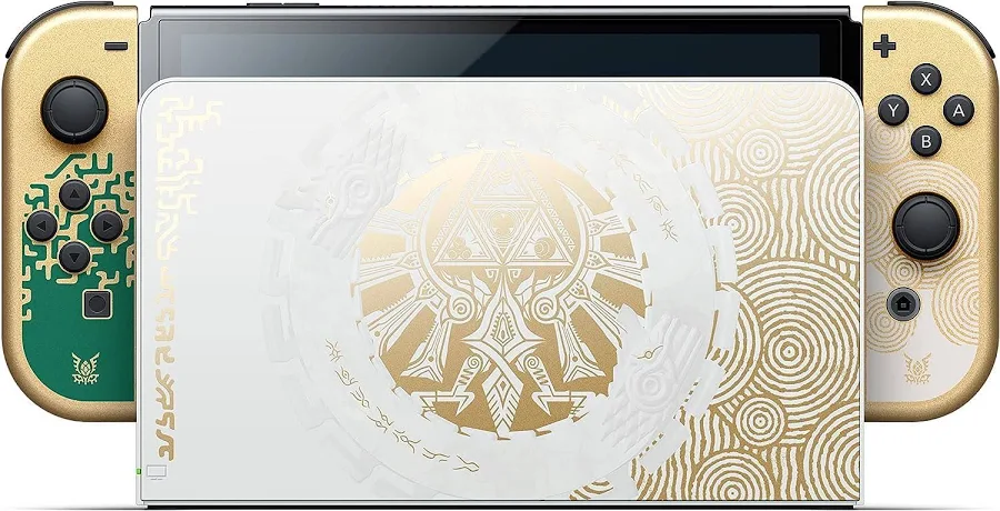 SALE    Nintendo Switch OLED Zelda edition + 2 games - Image 4