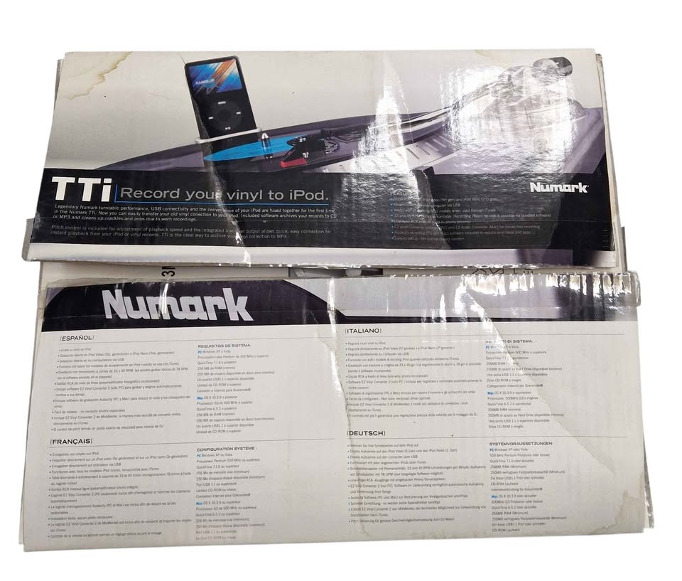 Numark TTUSB Turntable Complete With Dust Cover *collection only* - Image 4