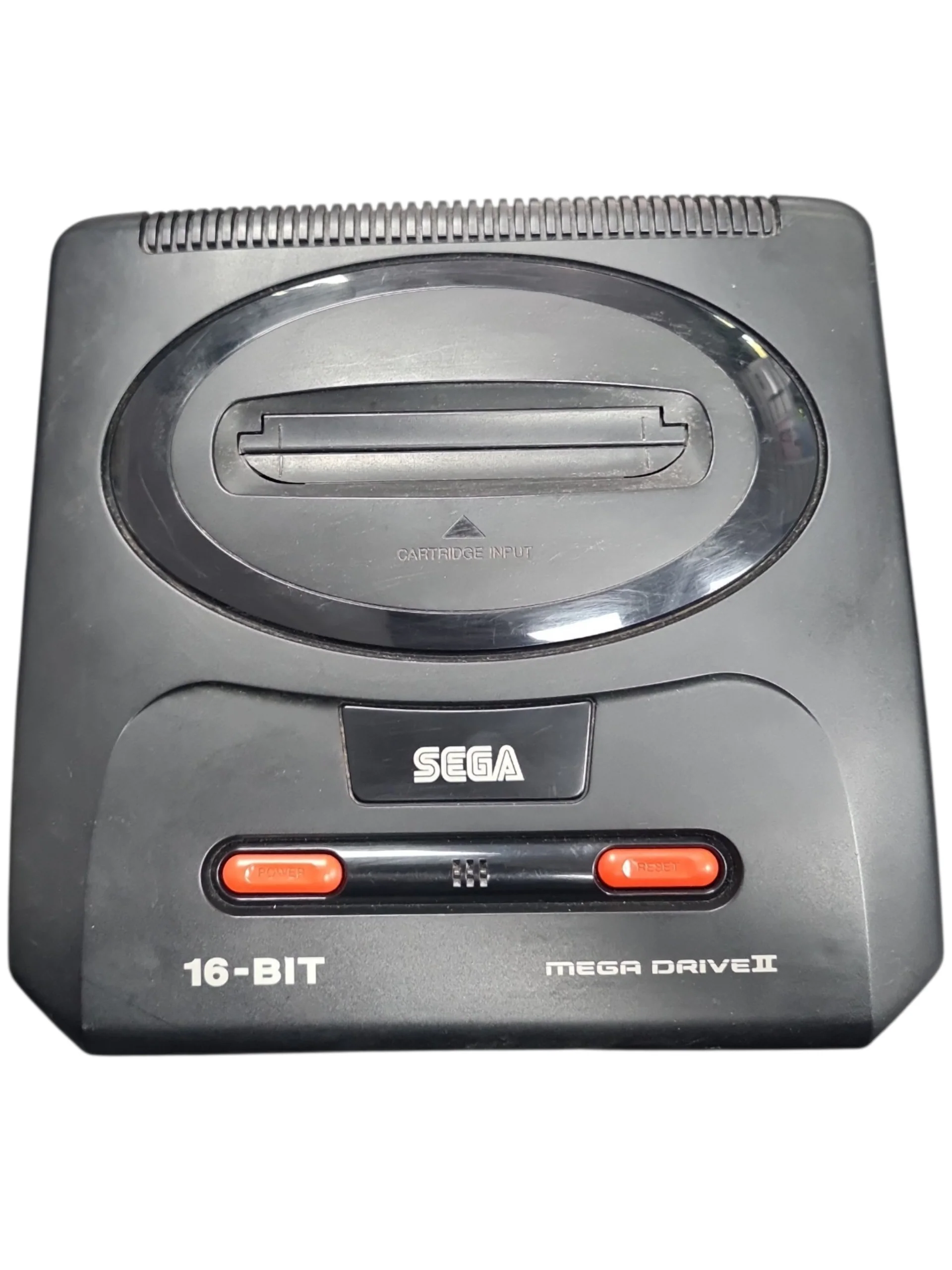 Official Sega Mega Drive II Console, 16-Bit, Black, Unboxed With 2 Wired Controllers And All Leads - Image 2
