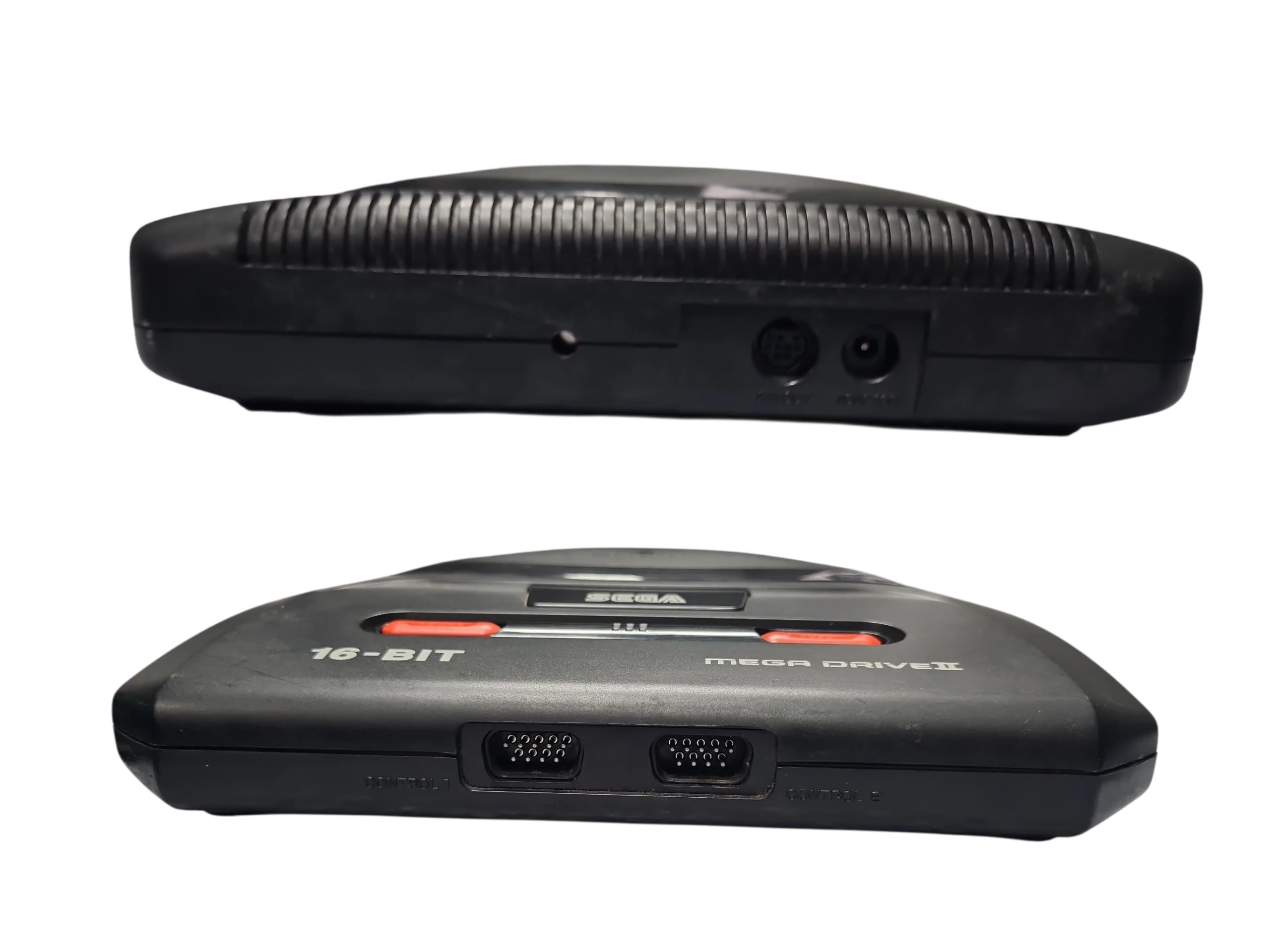 Official Sega Mega Drive II Console, 16-Bit, Black, Unboxed With 2 Wired Controllers And All Leads - Image 3