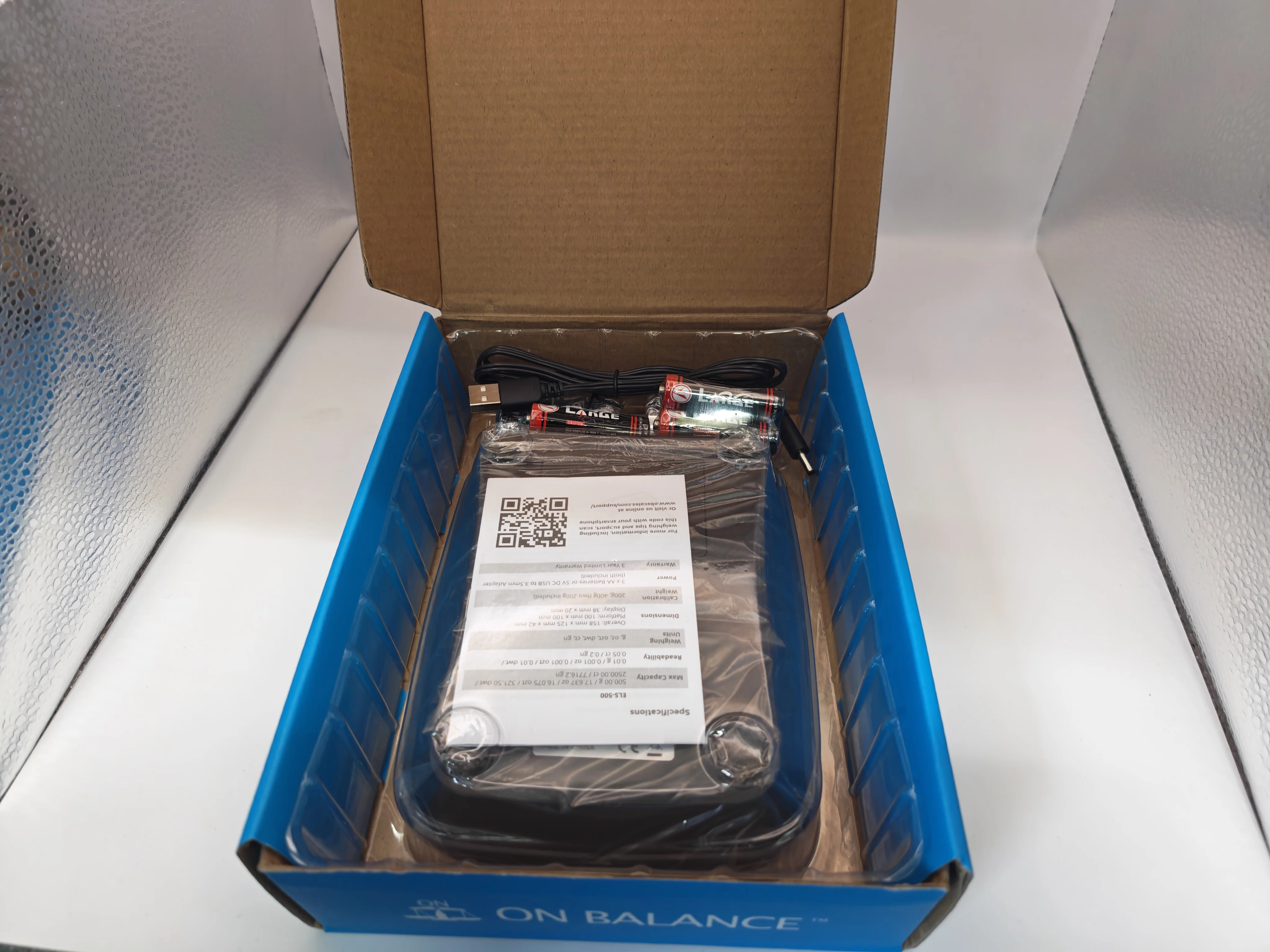 On Balance Liquid Scale ELS-500 - Image 2