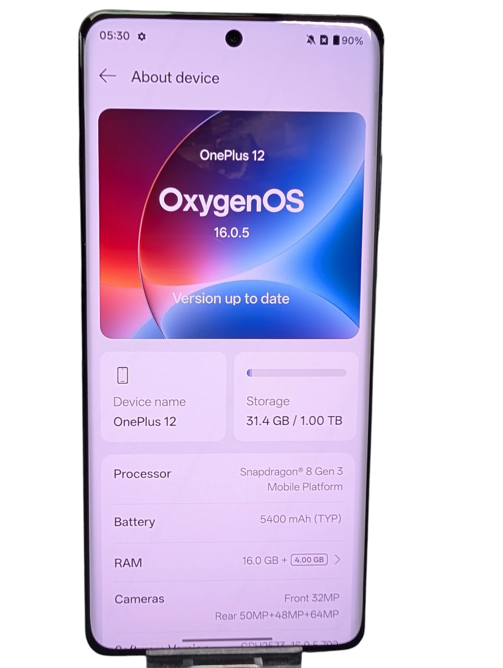 OnePlus 12 Mobile Phone 1TB Black - Image 3