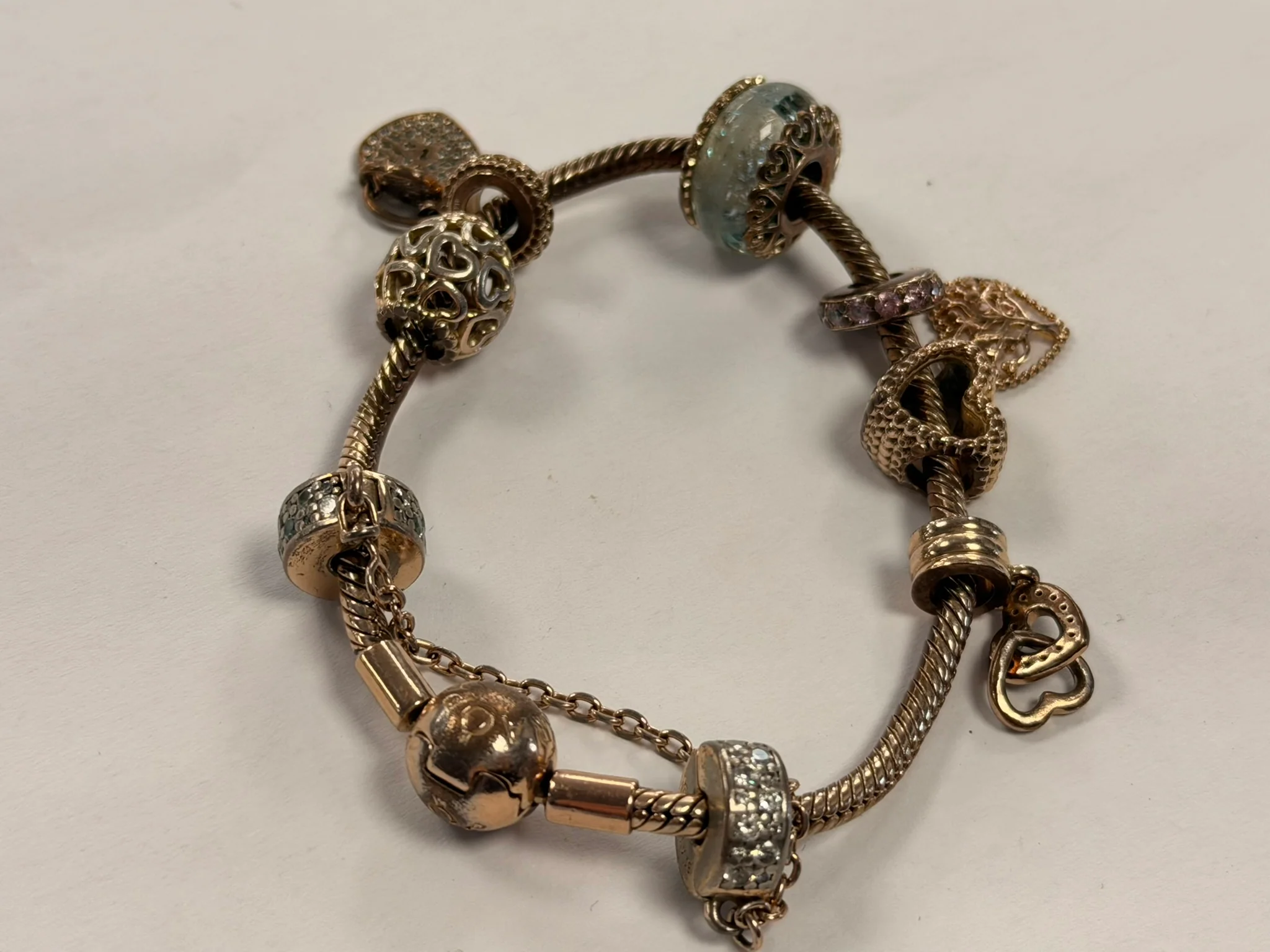pandora bracelet and charms - Image 3