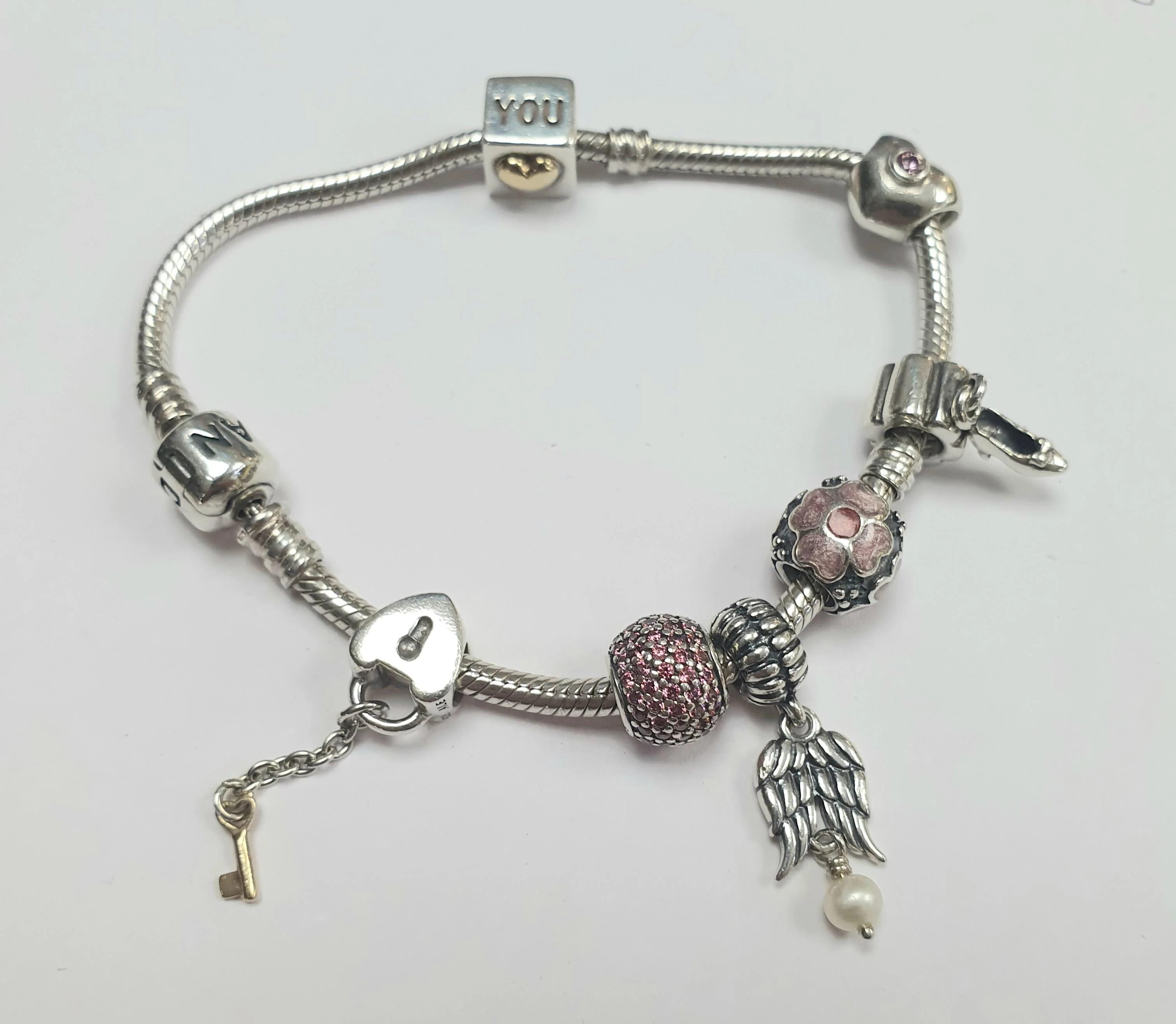 Pandora Bracelet with 7 Charms