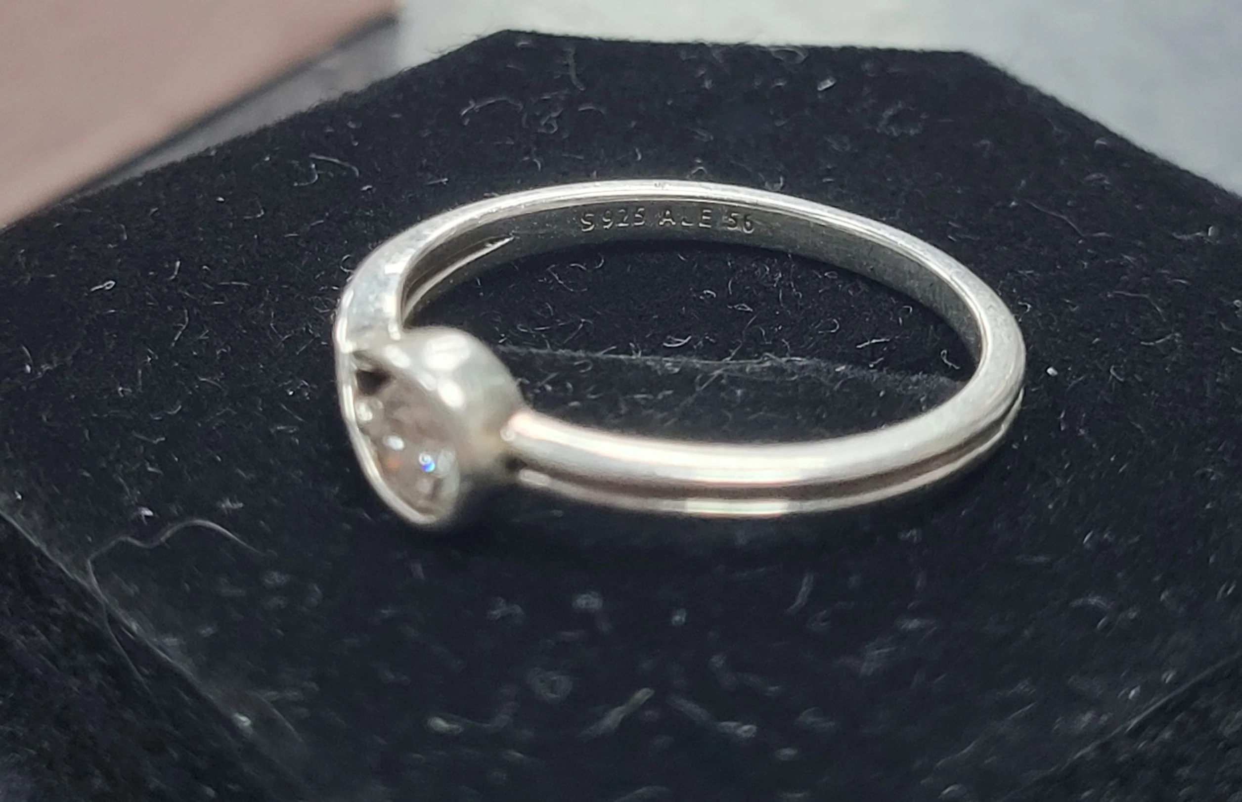 Pandora Infinite Sterling Silver Lab-grown Diamond Ring 0.25 ct - Size P (56) - Image 2