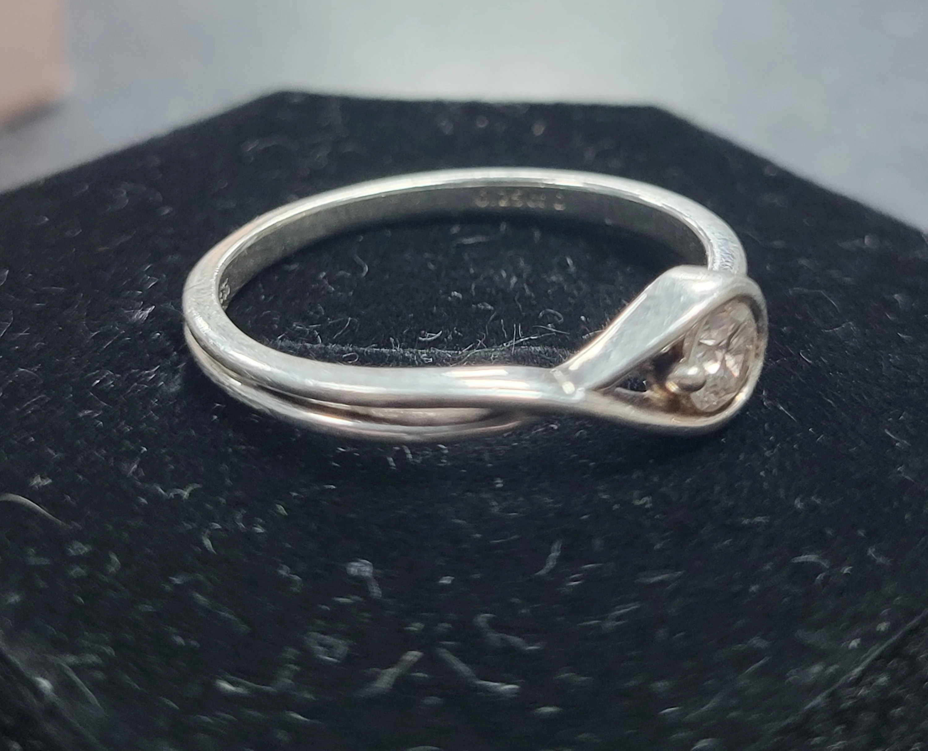 Pandora Infinite Sterling Silver Lab-grown Diamond Ring 0.25 ct - Size P (56) - Image 3