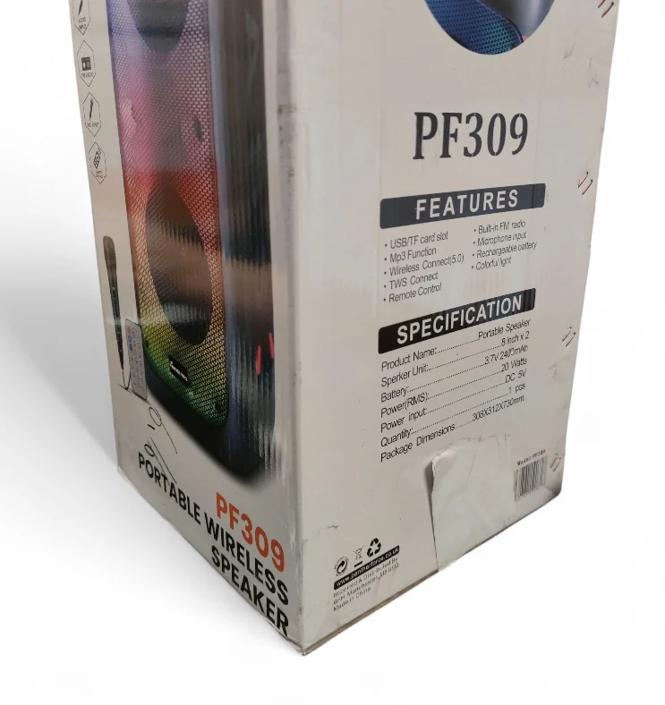 Panther Force PF309 20W Portable Wireless Speaker**Boxed in Brand New Condition** COLLECTION ONLY - Image 3