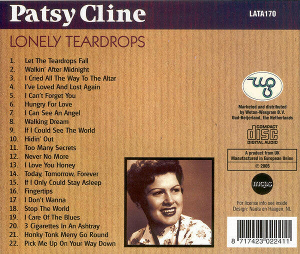 Patsy Cline – Lonely Teardrops - Image 2