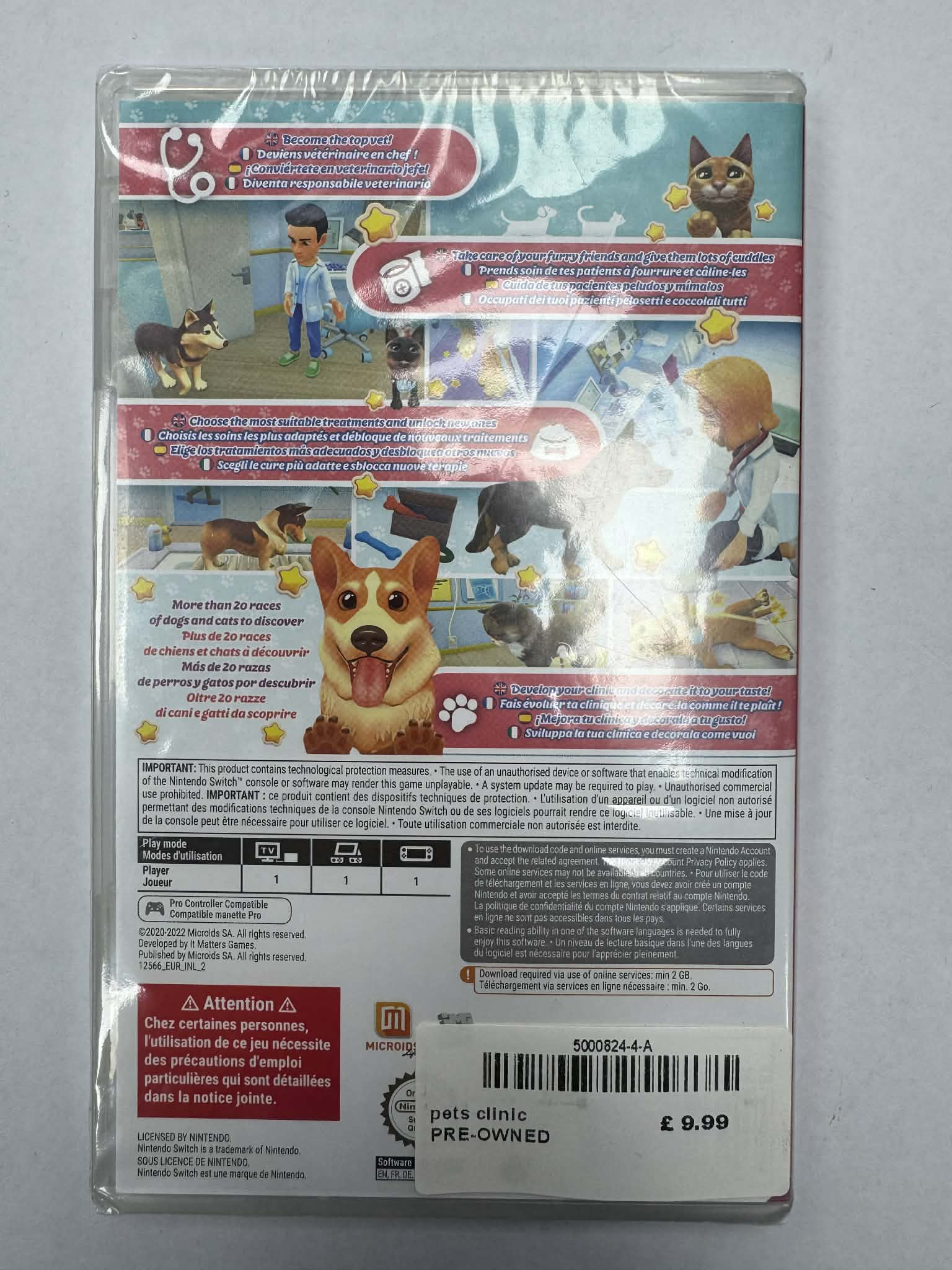 Pet Clinic Cats & Dogs. Nintendo switch. - Image 2