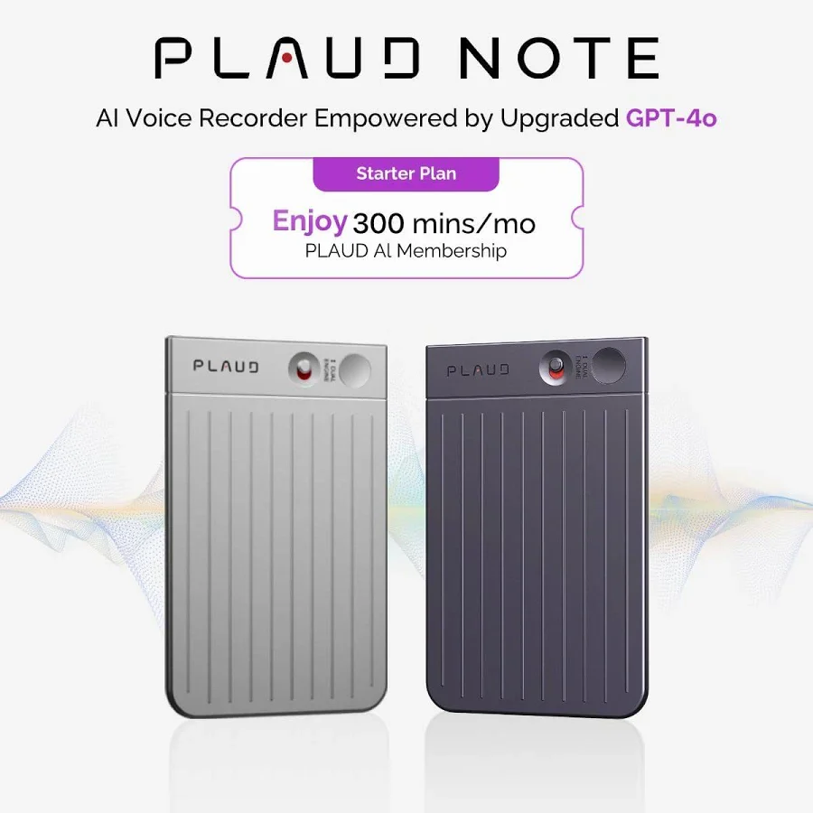 Plaud Note AI Voice Recorder Starlight - Image 4