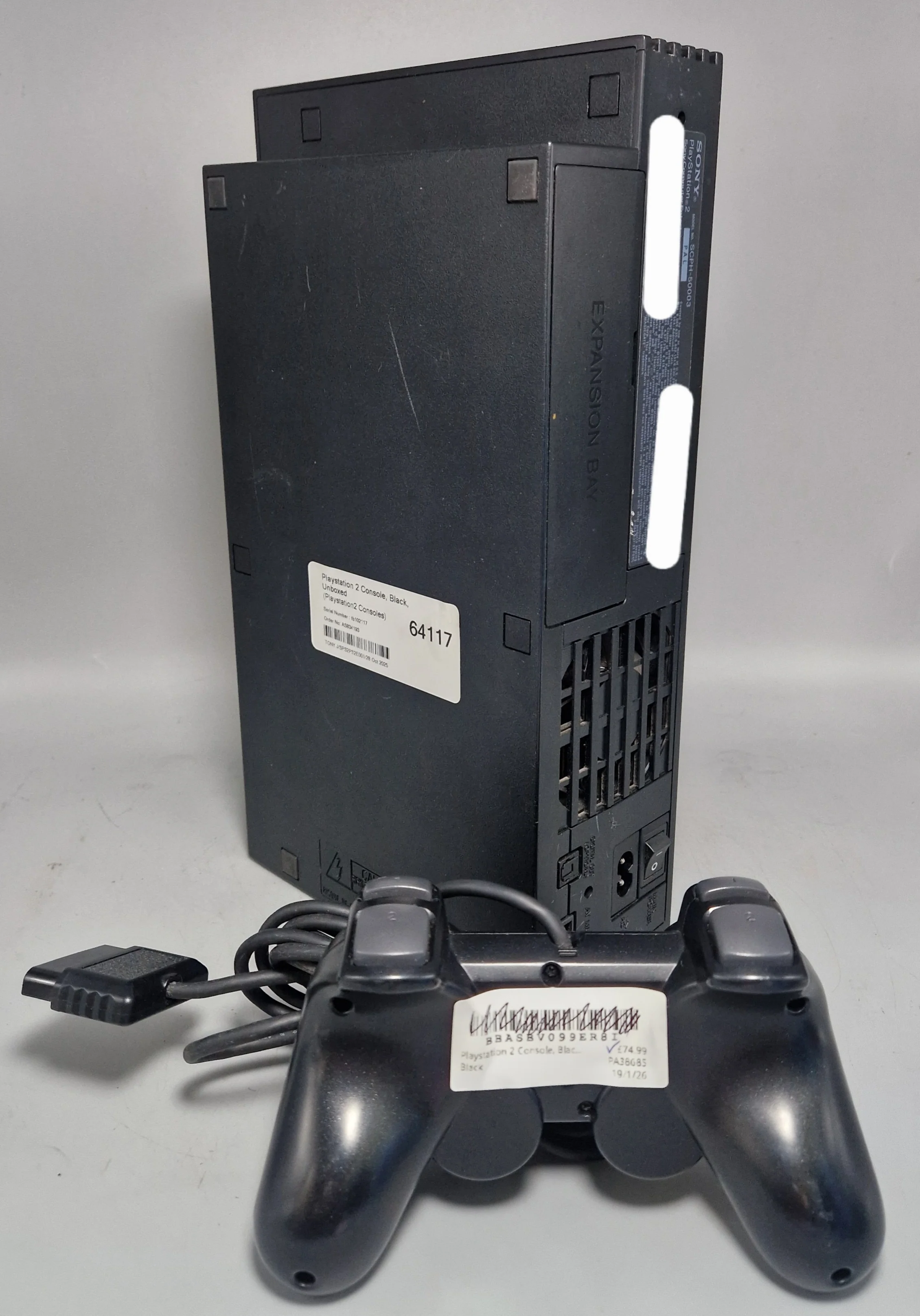 Playstation 2 Console, Black, Unboxed - Image 2