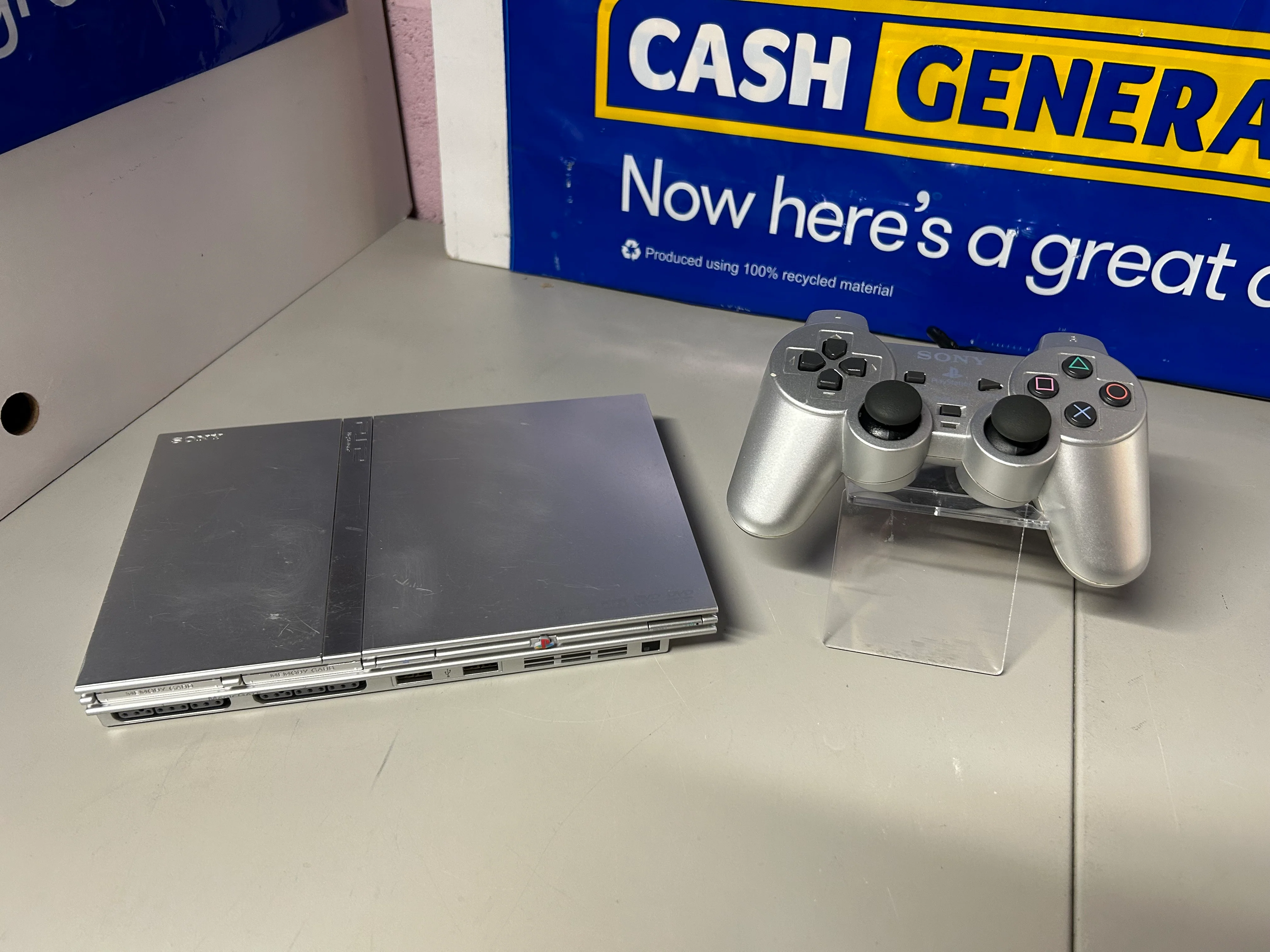 Playstation 2 Console, Silver (With 1 Pad), Boxed - Image 2