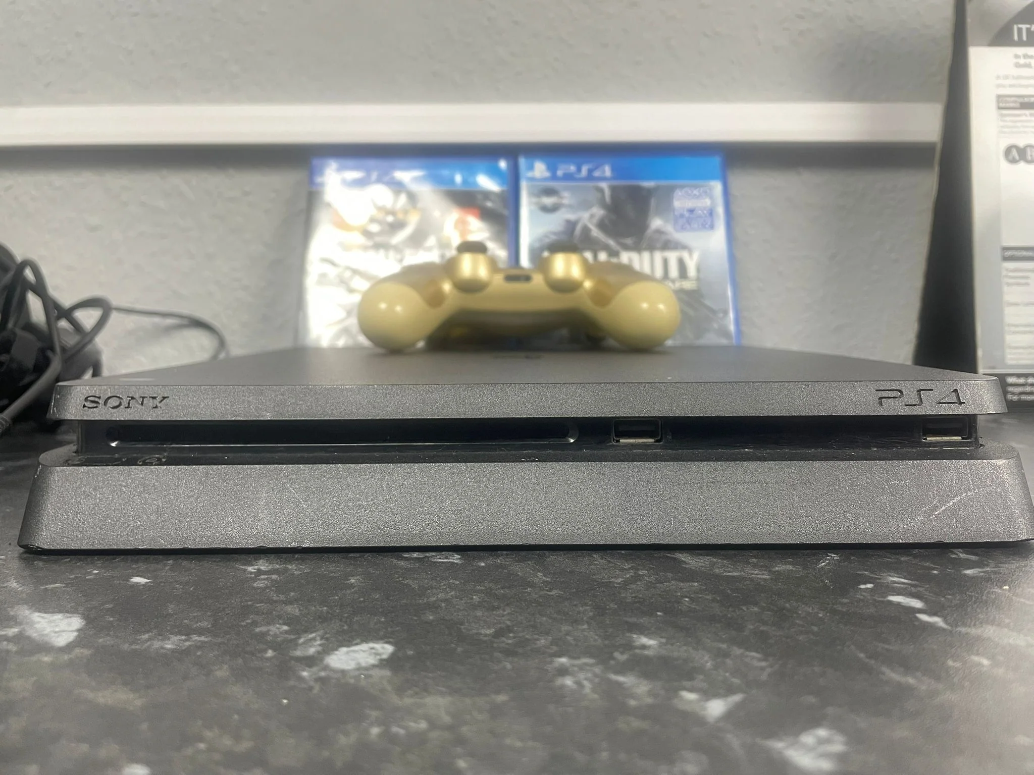 Playstation 4 Slim Console, 500GB Black, - Image 3