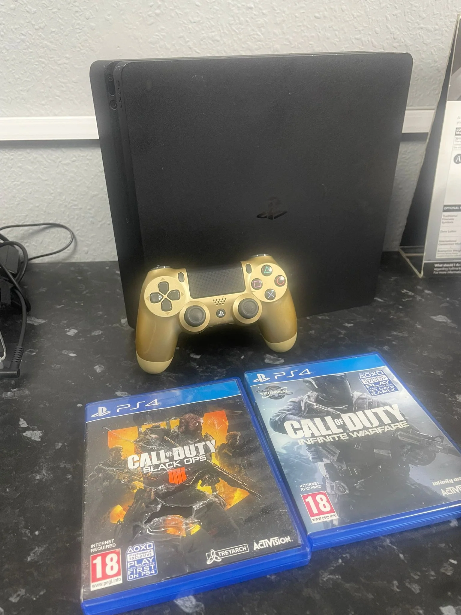 Playstation 4 Slim Console, 500GB Black, - Image 4