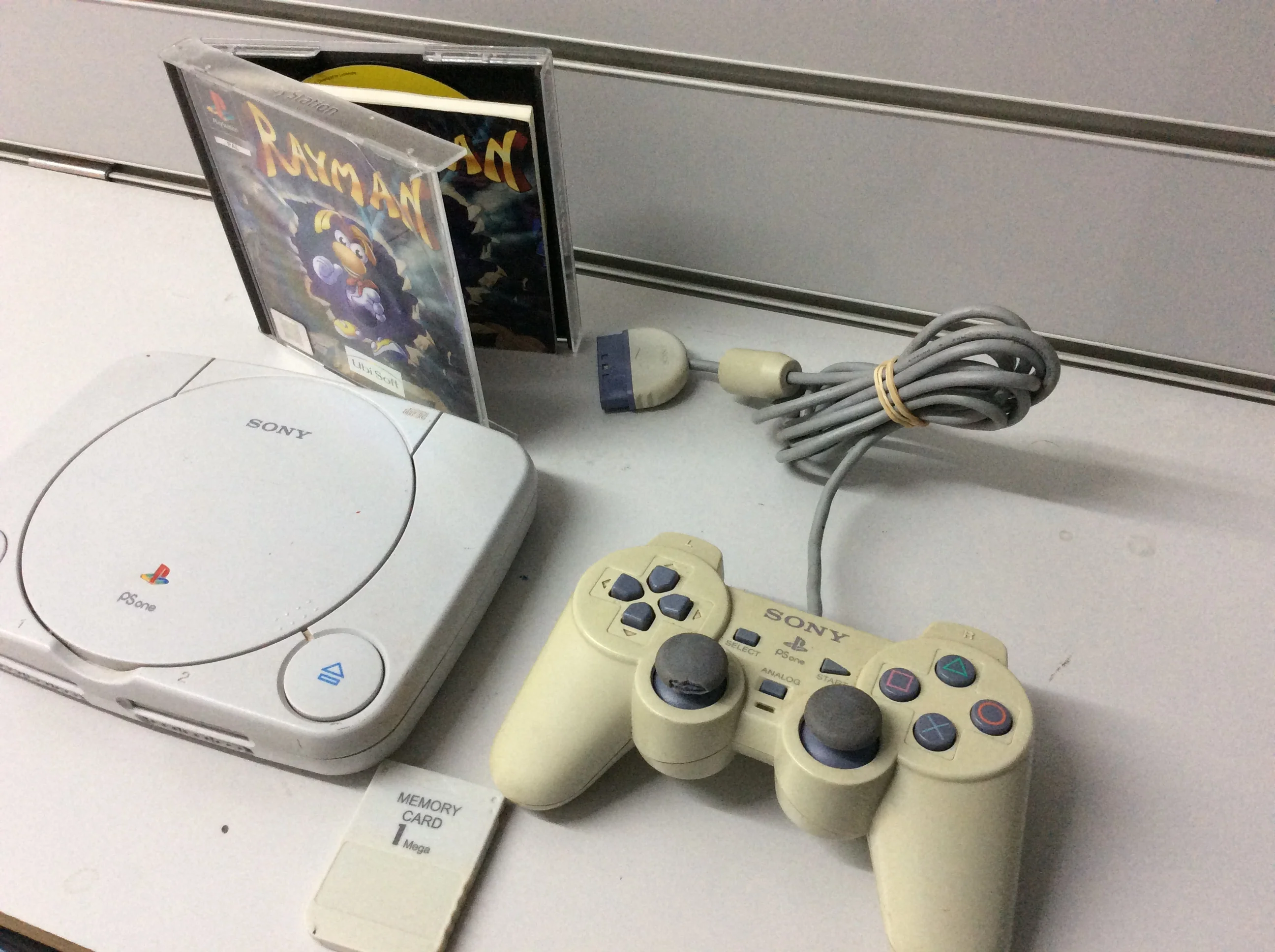 Playstation One Console with Rayman - Image 3