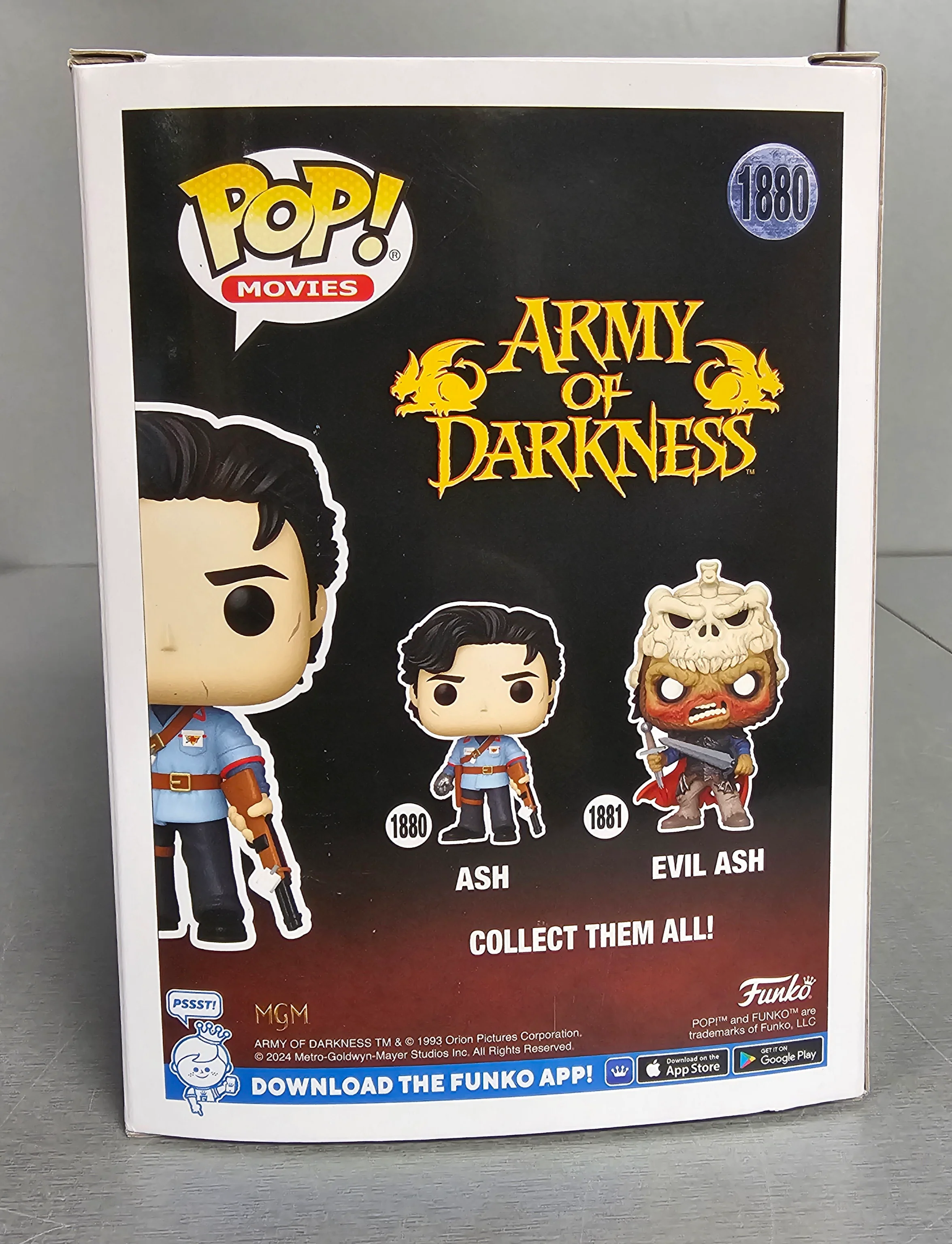 POP! Movies: Army of Darkness - Ash (with Boomstick) #1880 **Collection Only** - Image 4