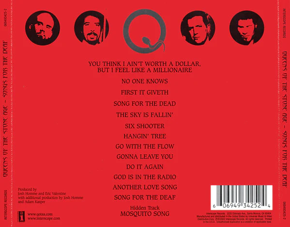 Queens Of The Stone Age – Songs For The Deaf - Image 2