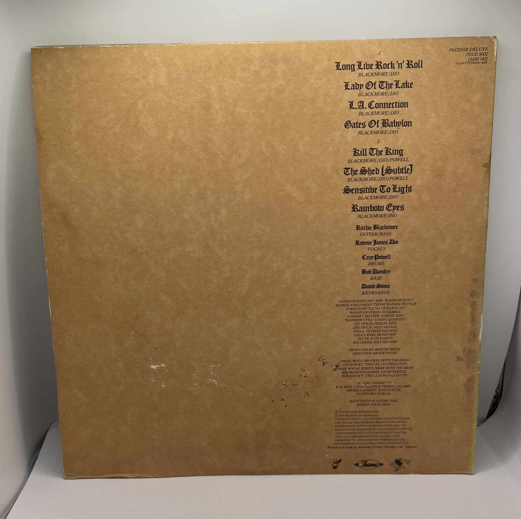 Rainbow Long Live Rock 'n' Roll vinyl record - Image 2