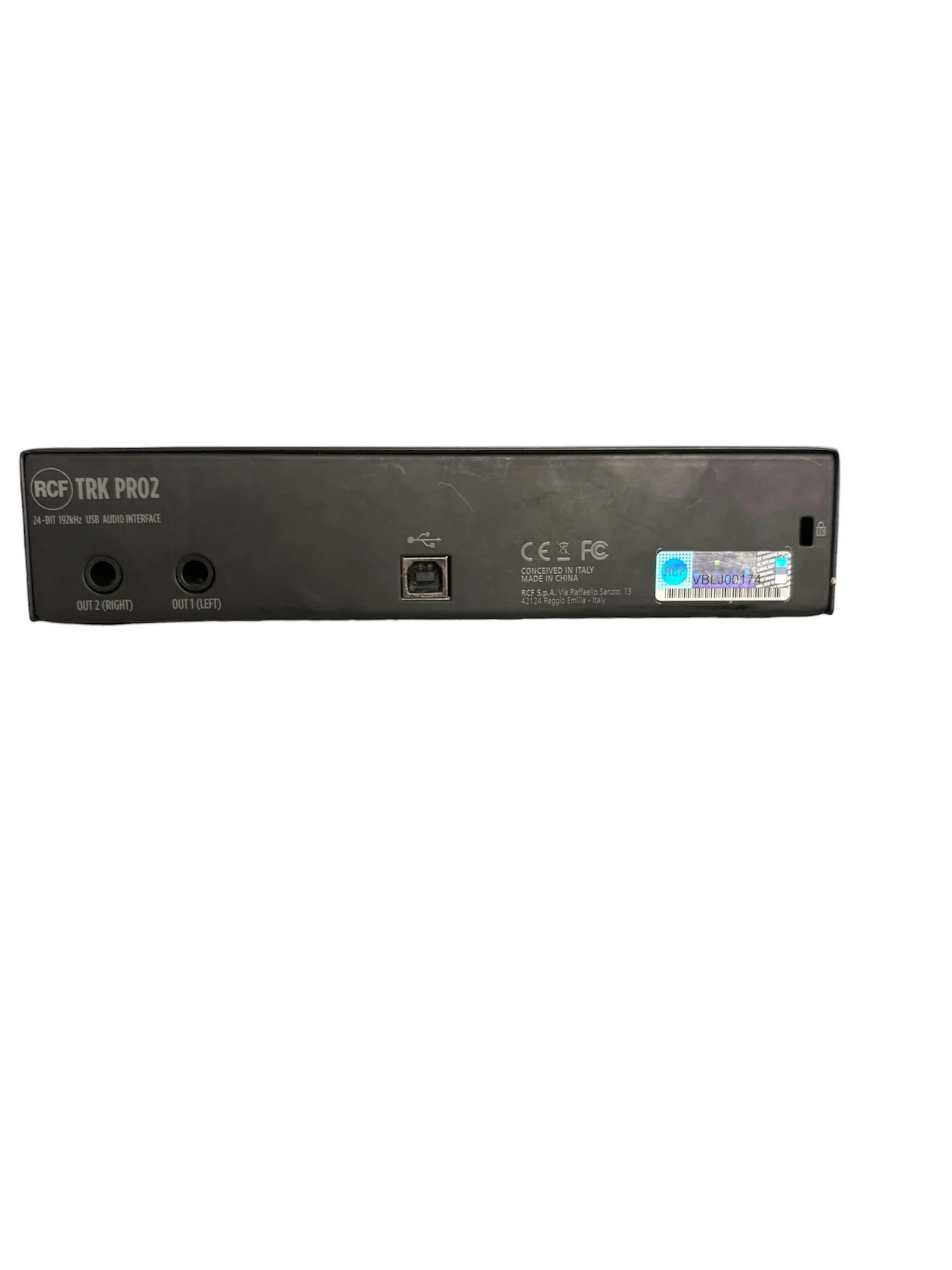 RCF TRK02 Dual Channel USB Audio Interface - Image 3