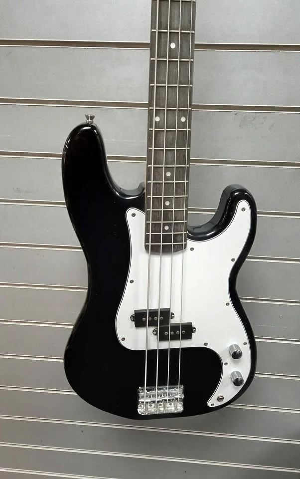Rock Jam Electric Bass 4 String Guitar- Black - Image 3