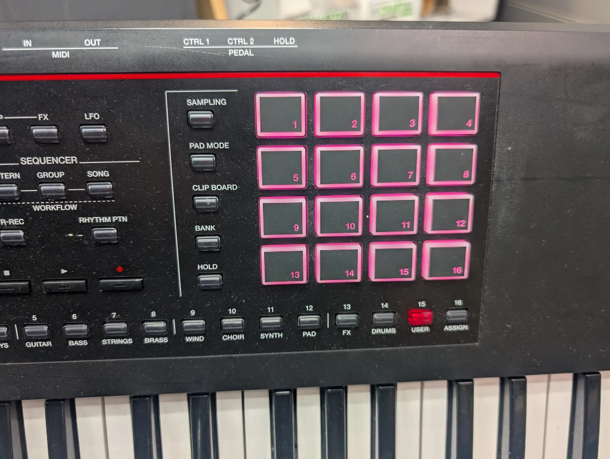 Roland Fantom 07 Synthesiser Keyboard - Fully Tested - Image 3