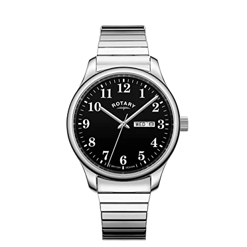 Rotary Expander Men's Watch Black Dial.
