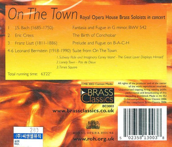 Royal Opera House Brass Soloists, Eric Crees – On The Town - Image 2