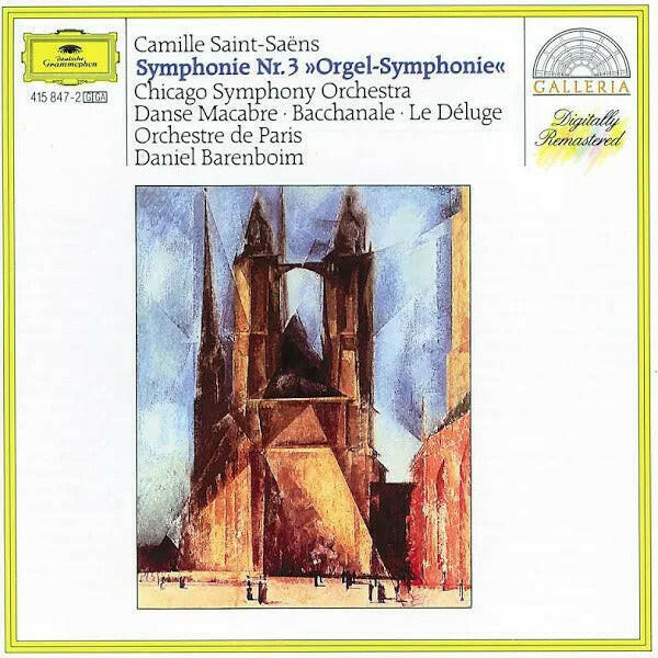 Saint-Saëns: Symphony No. 3 Organ; Danse Macabre; Bacchanale. Barenboim.