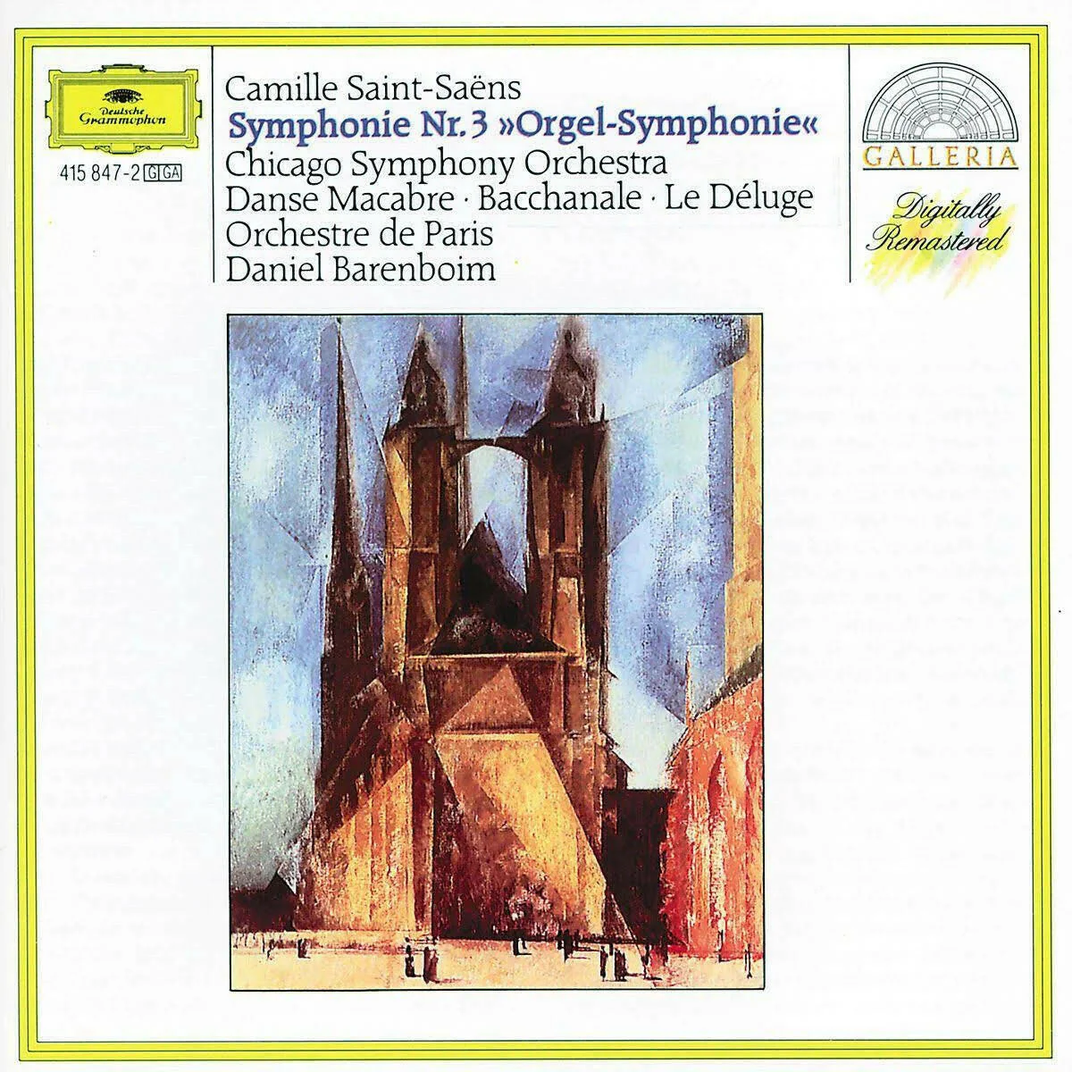 Saint-Saëns: Symphony No. 3 Organ; Danse Macabre; Bacchanale. Barenboim. - Image 2