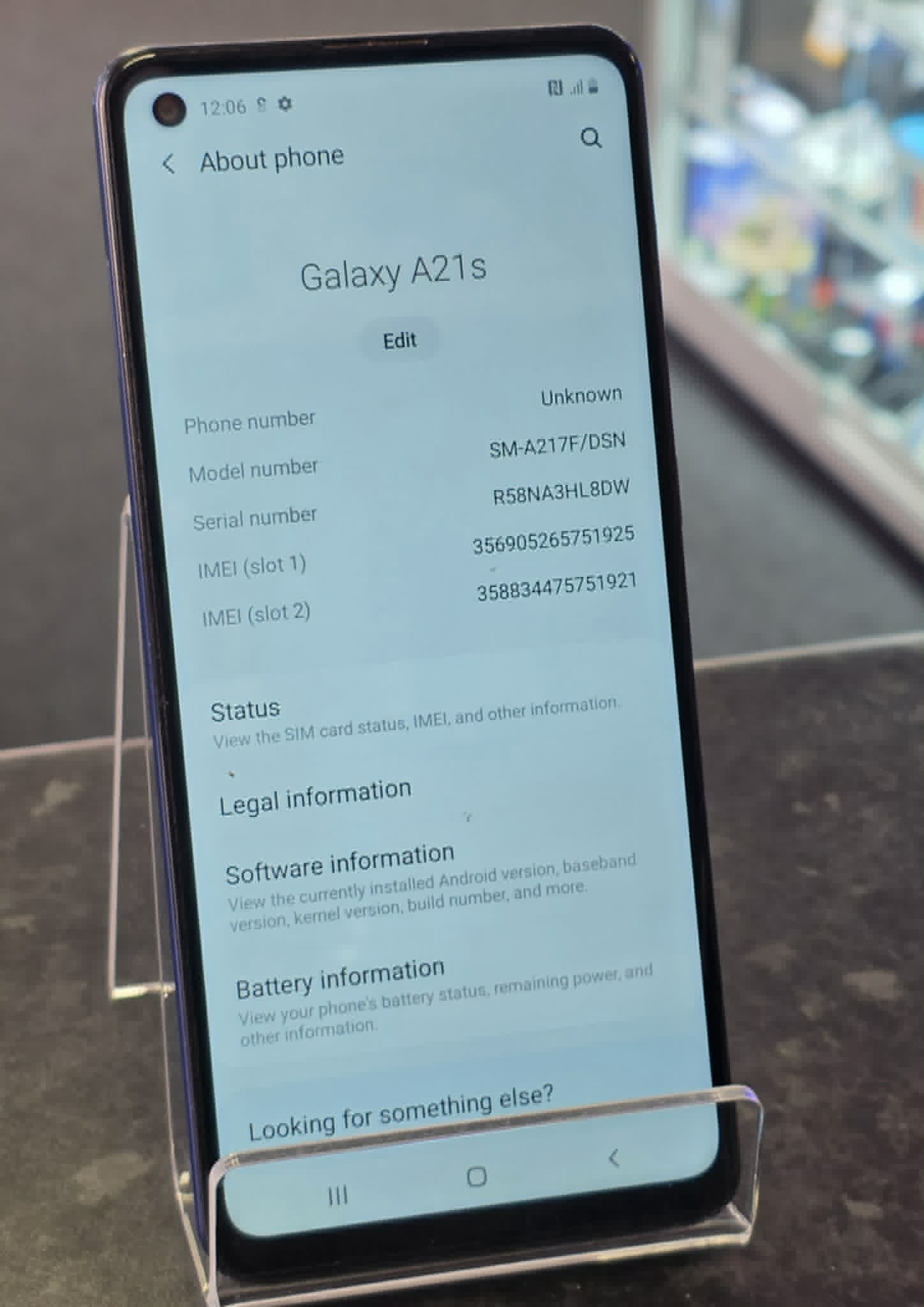 Samsung A21S - Blue - 128GB Unlocked - Image 4