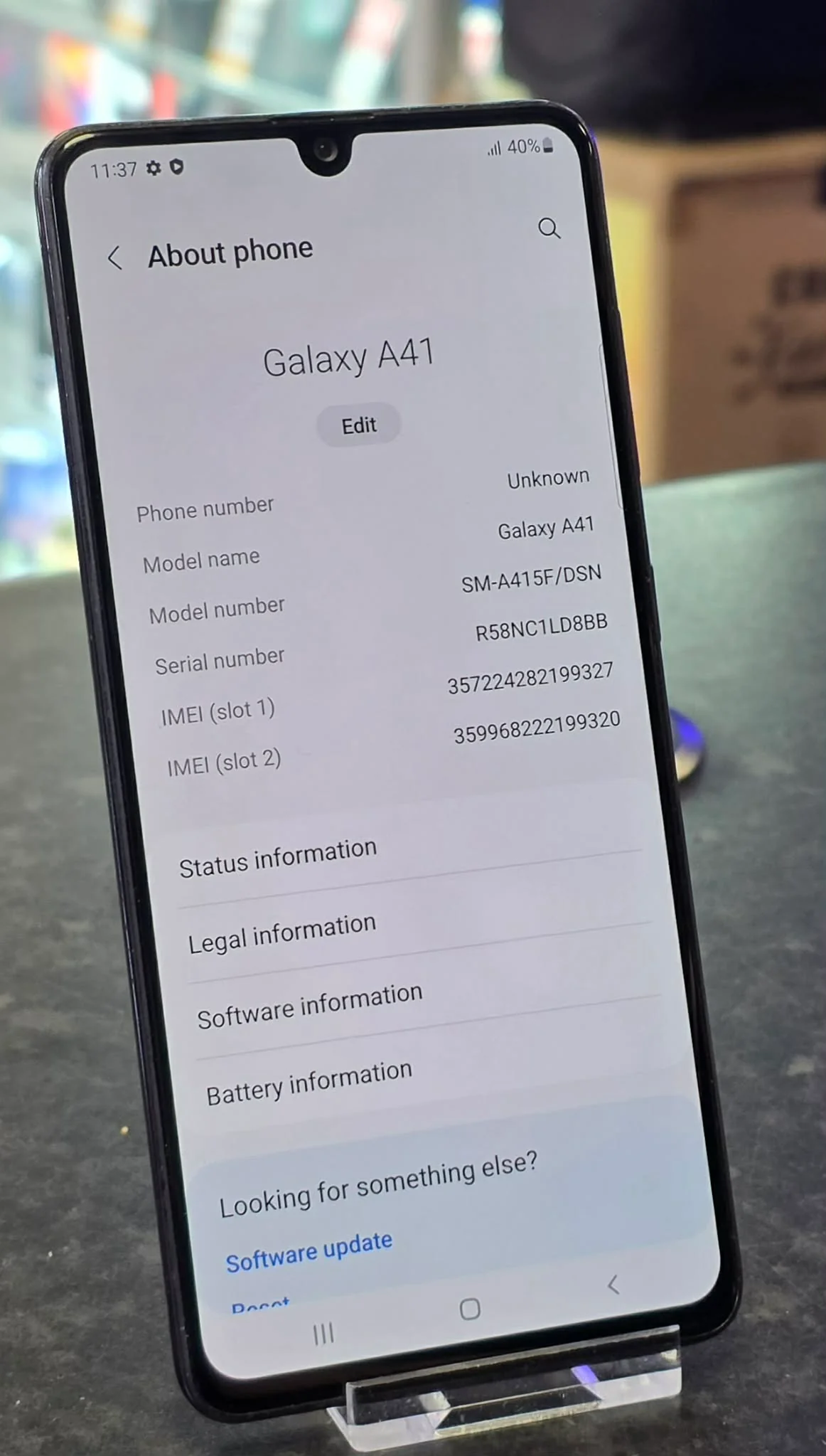 Samsung A41 Smart Phone - 64gb - Image 4