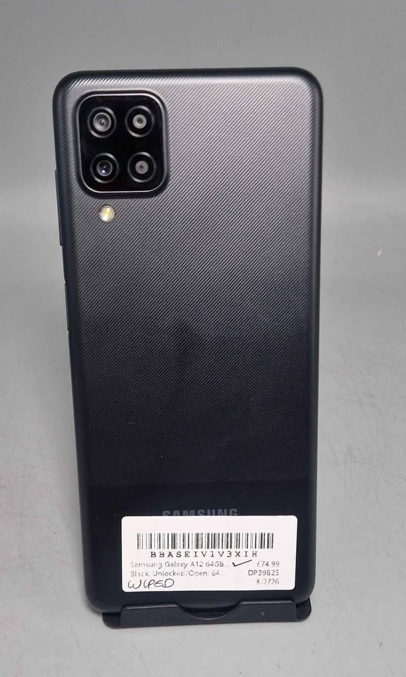 Samsung Galaxy A12 64GB Black Unlocked B - Image 3